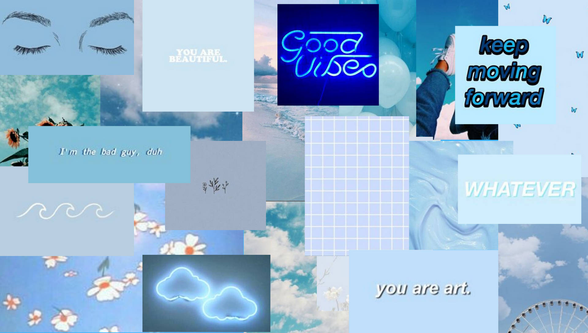 Aesthetic Baby Blue Wallpapers