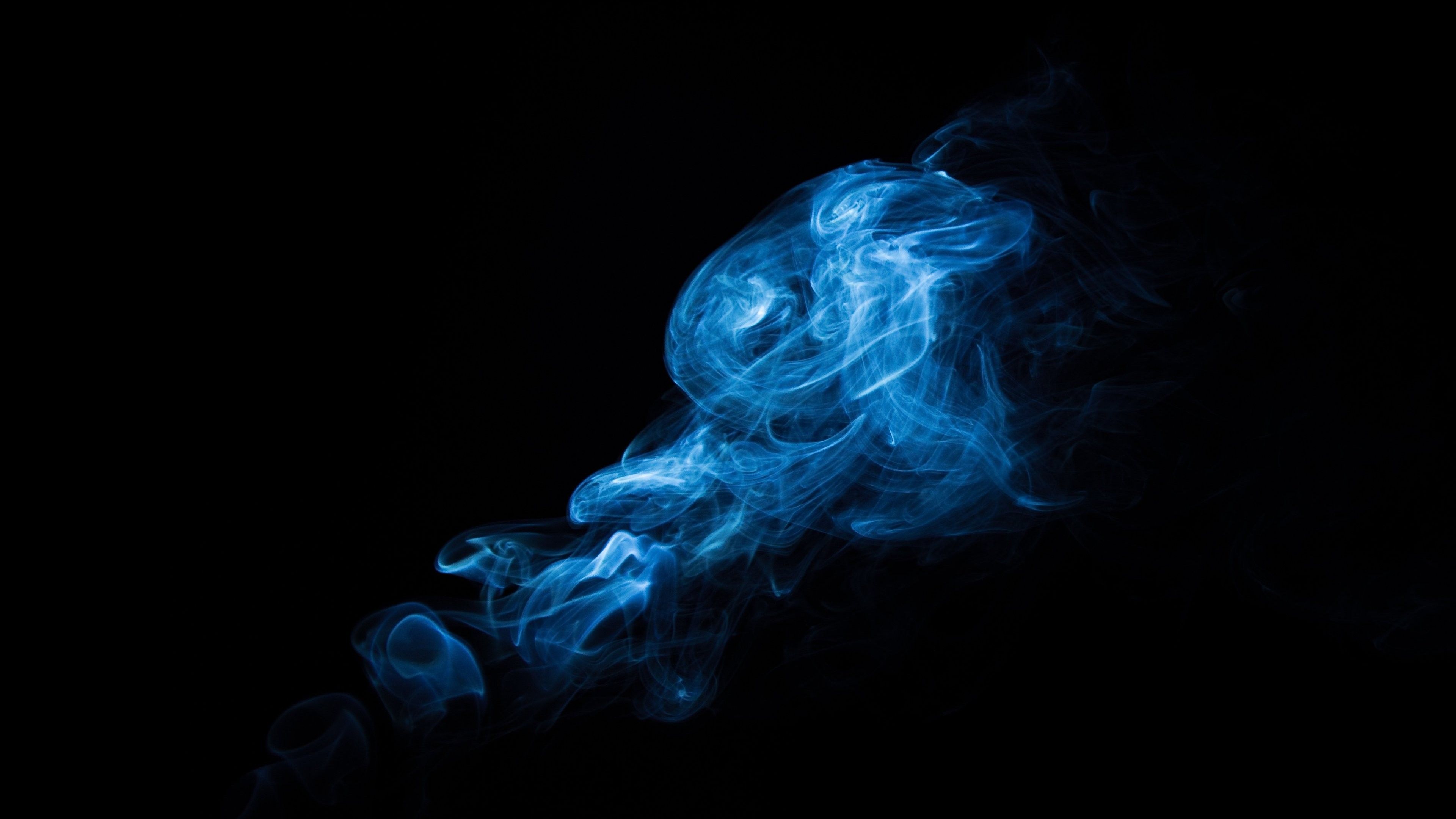 Aesthetic Blue Smoke Wallpapers