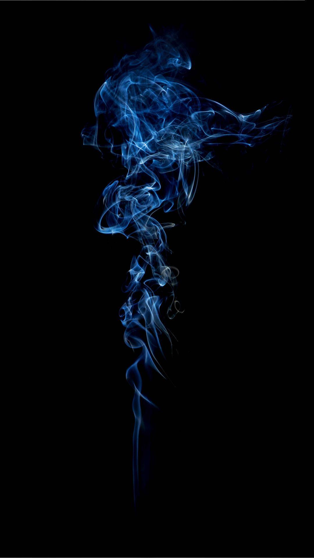 Aesthetic Blue Smoke Wallpapers