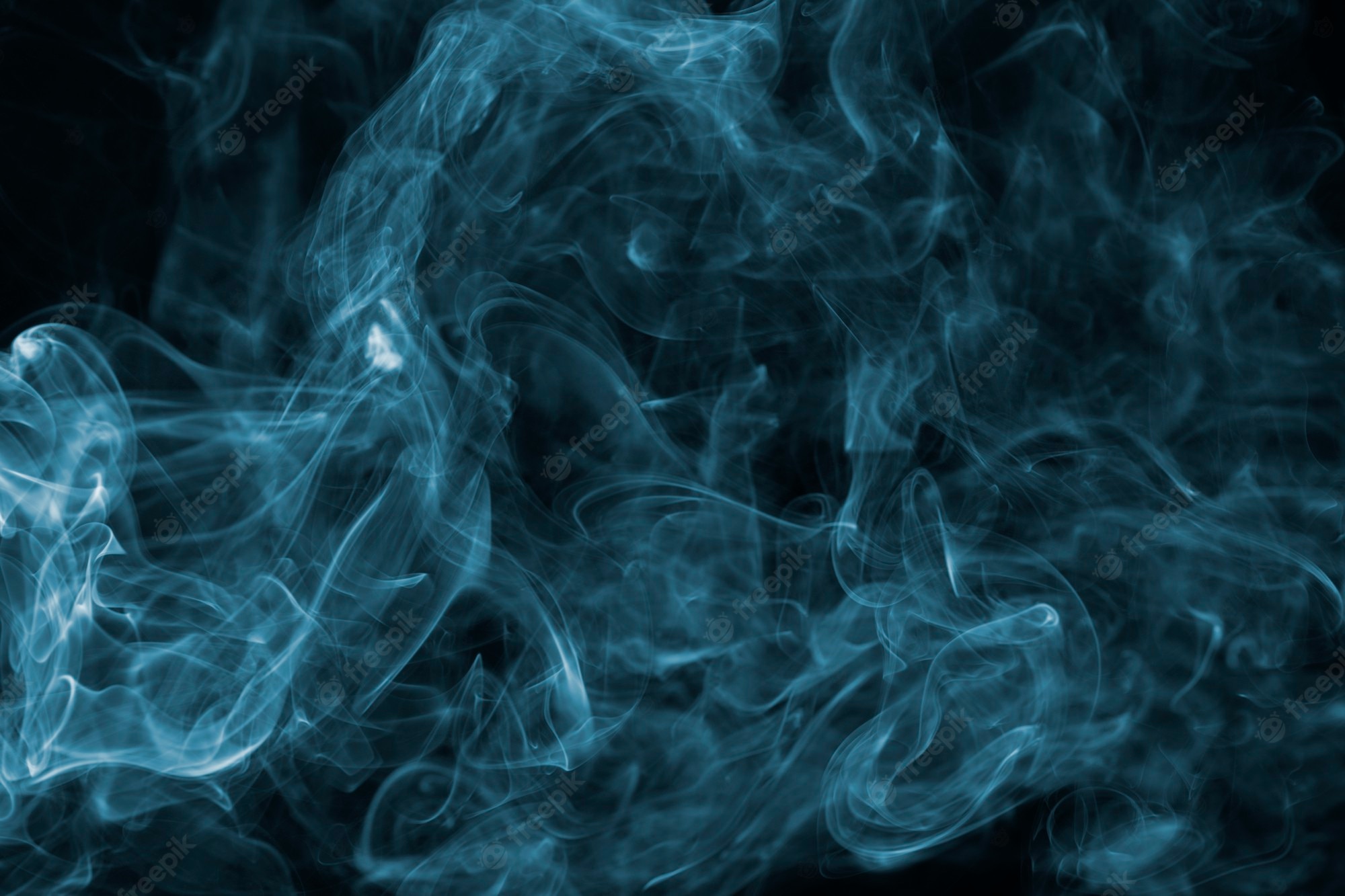 Aesthetic Blue Smoke Wallpapers