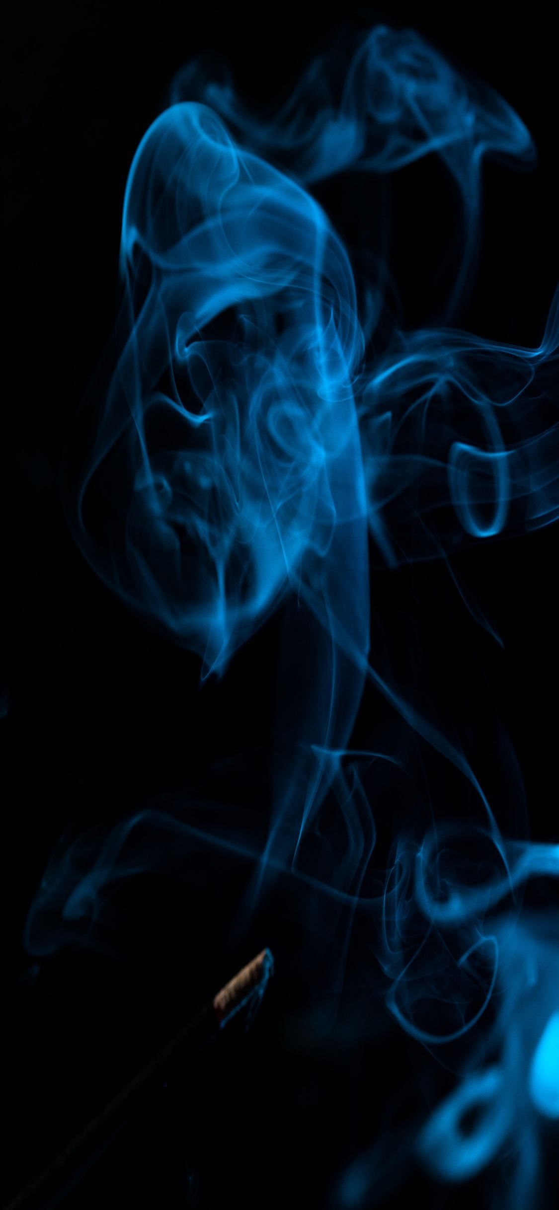 Aesthetic Blue Smoke Wallpapers