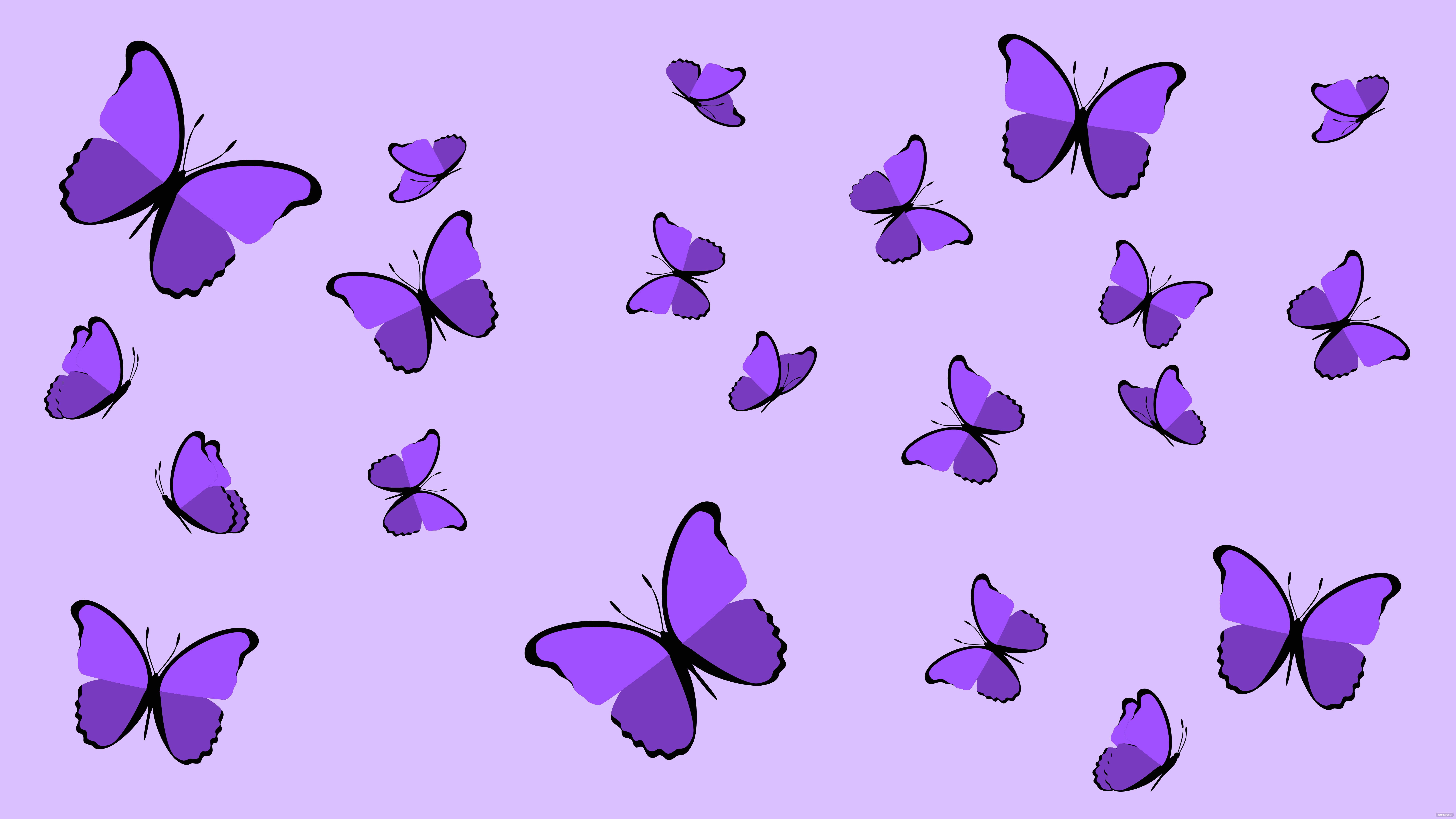 Aesthetic Butterfly Purple Wallpapers