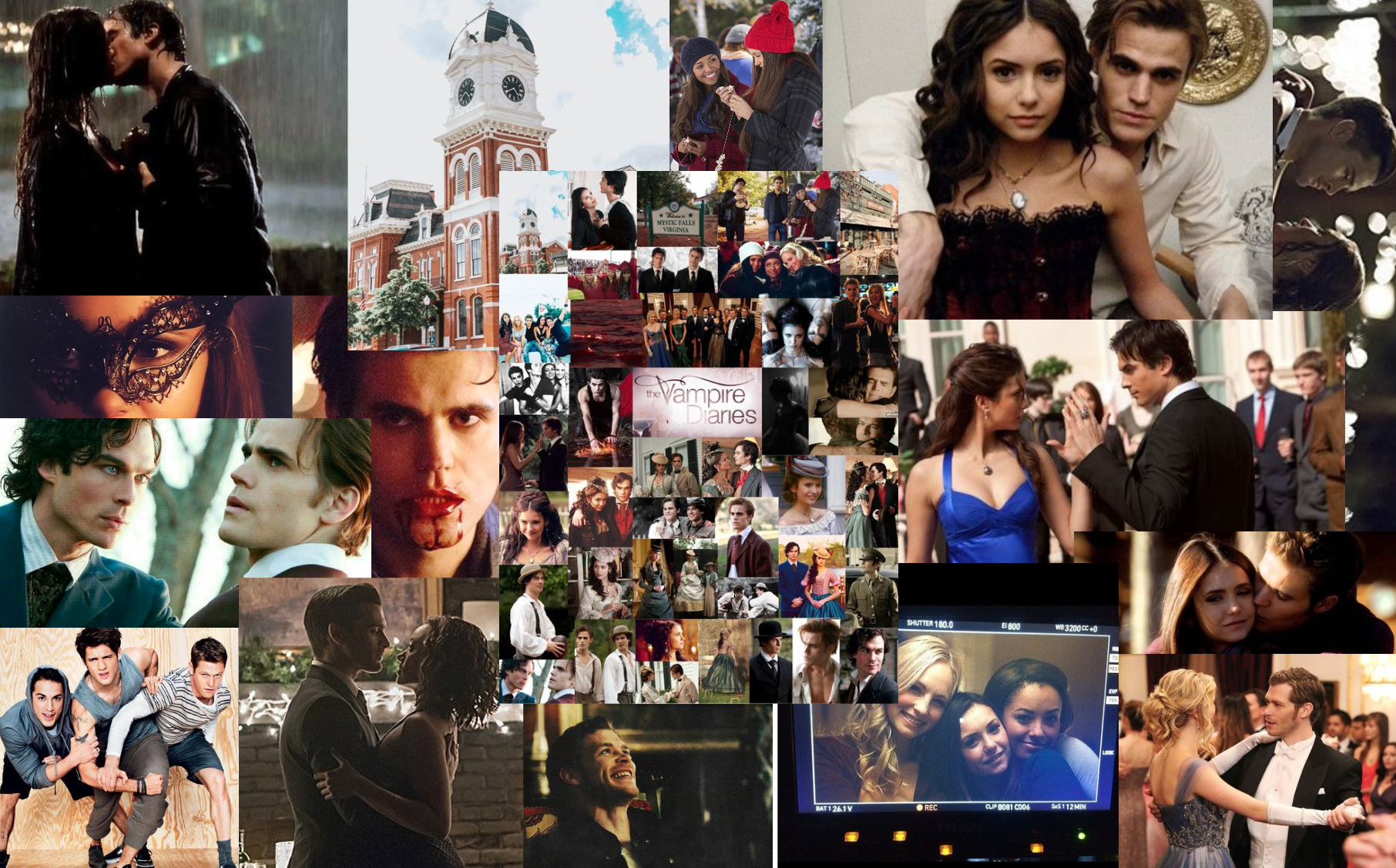 Aesthetic Collage Vampire Diaries Wallpapers