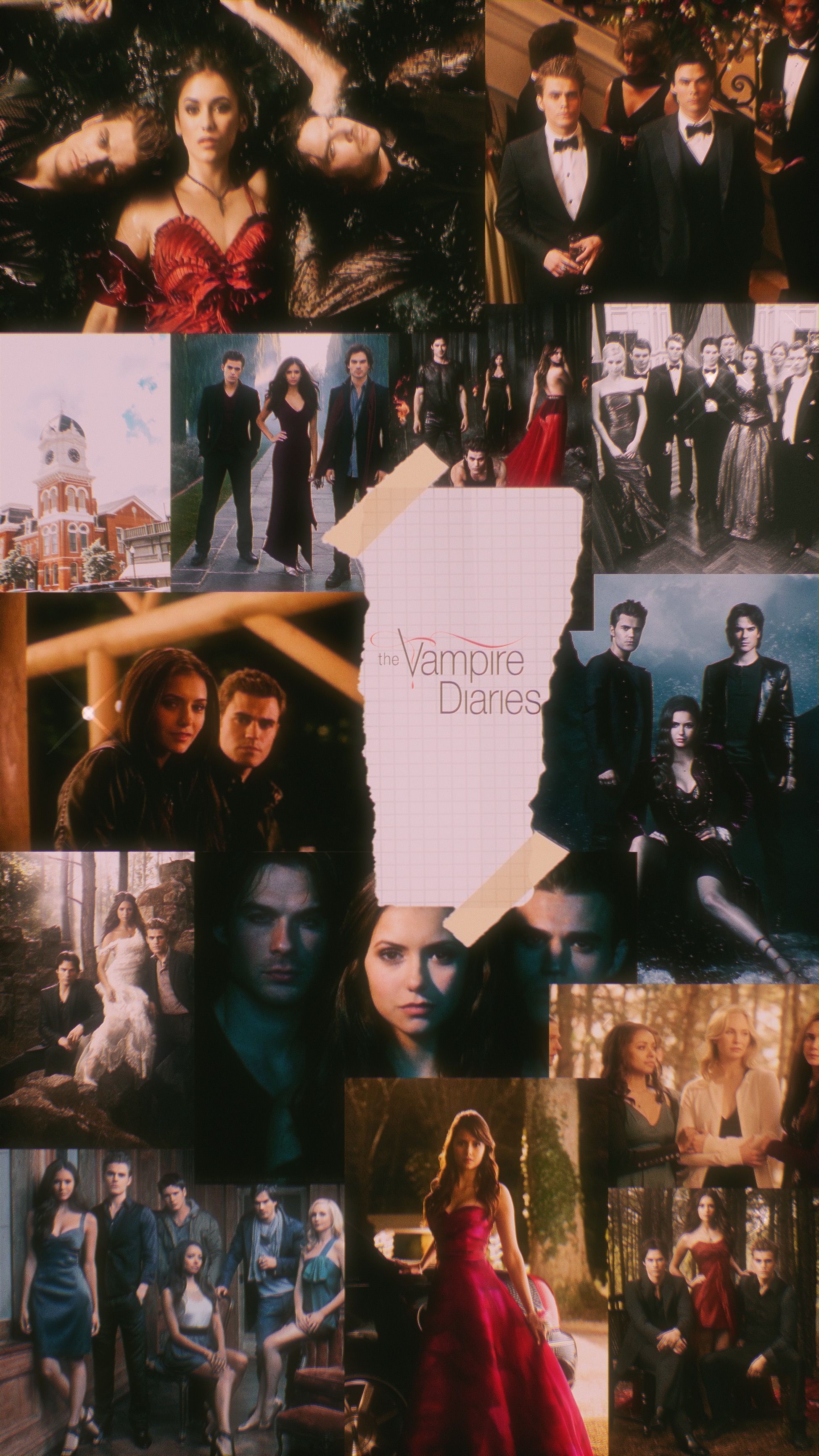 Aesthetic Collage Vampire Diaries Wallpapers