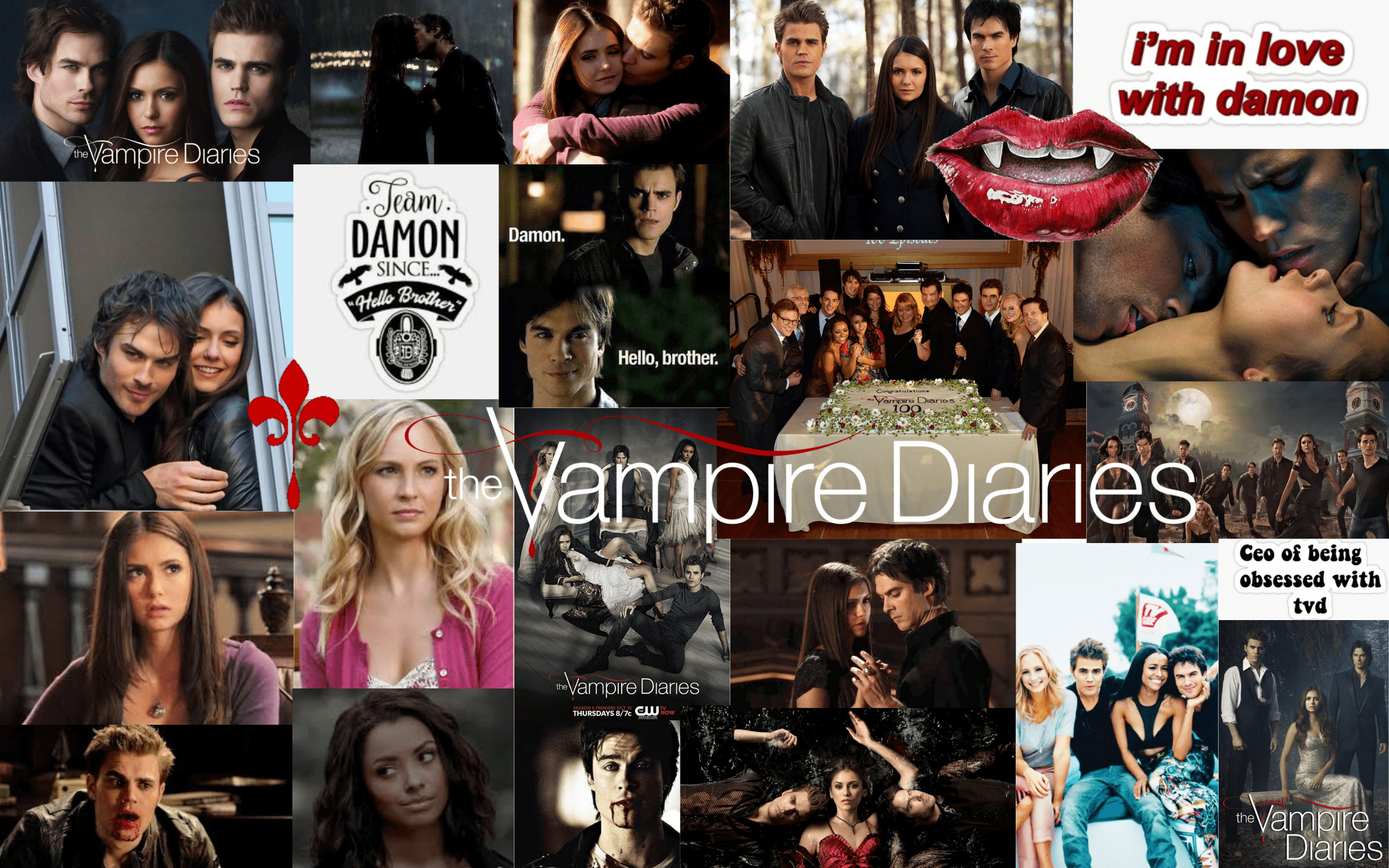 Aesthetic Collage Vampire Diaries Wallpapers