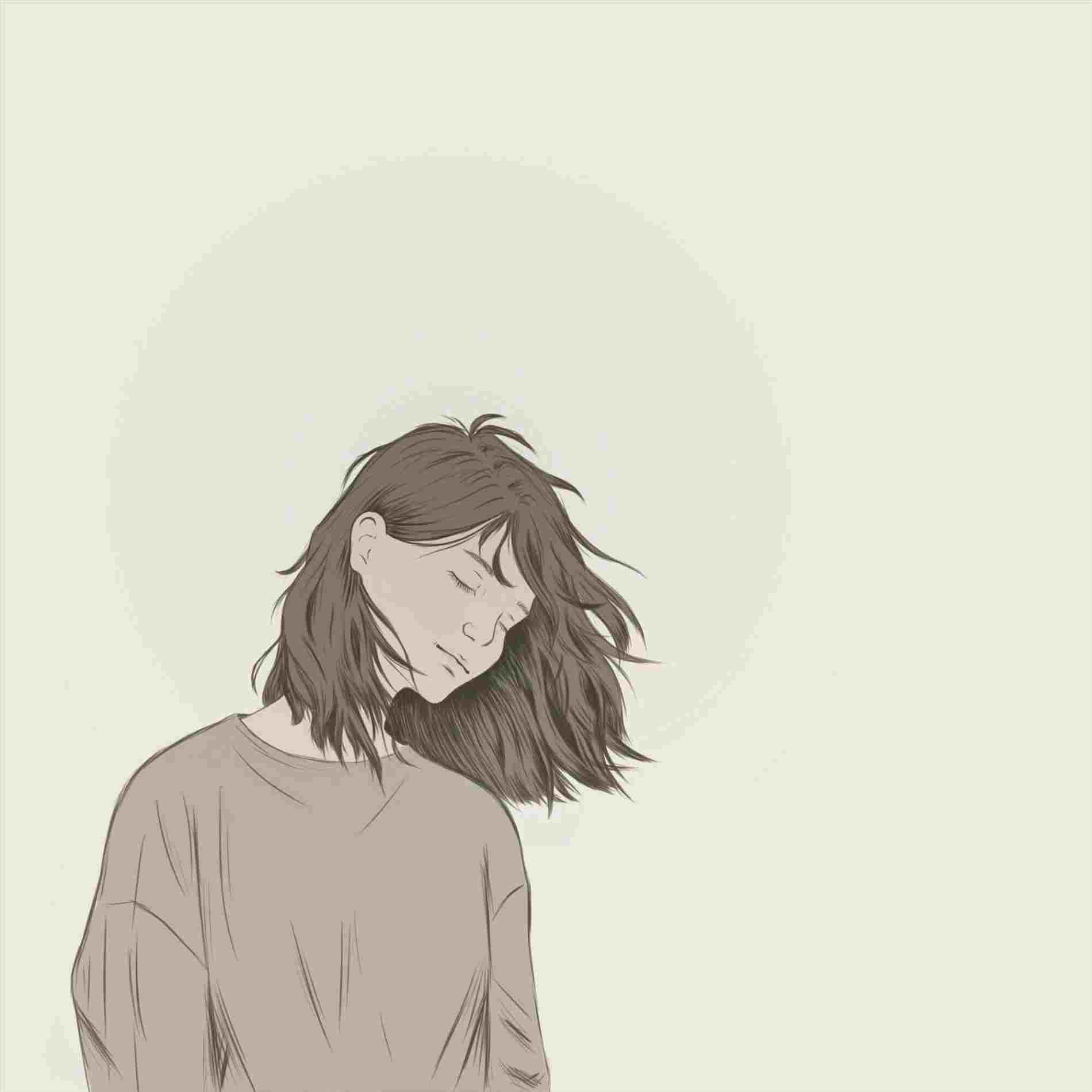 Aesthetic Drawing Girl Wallpapers