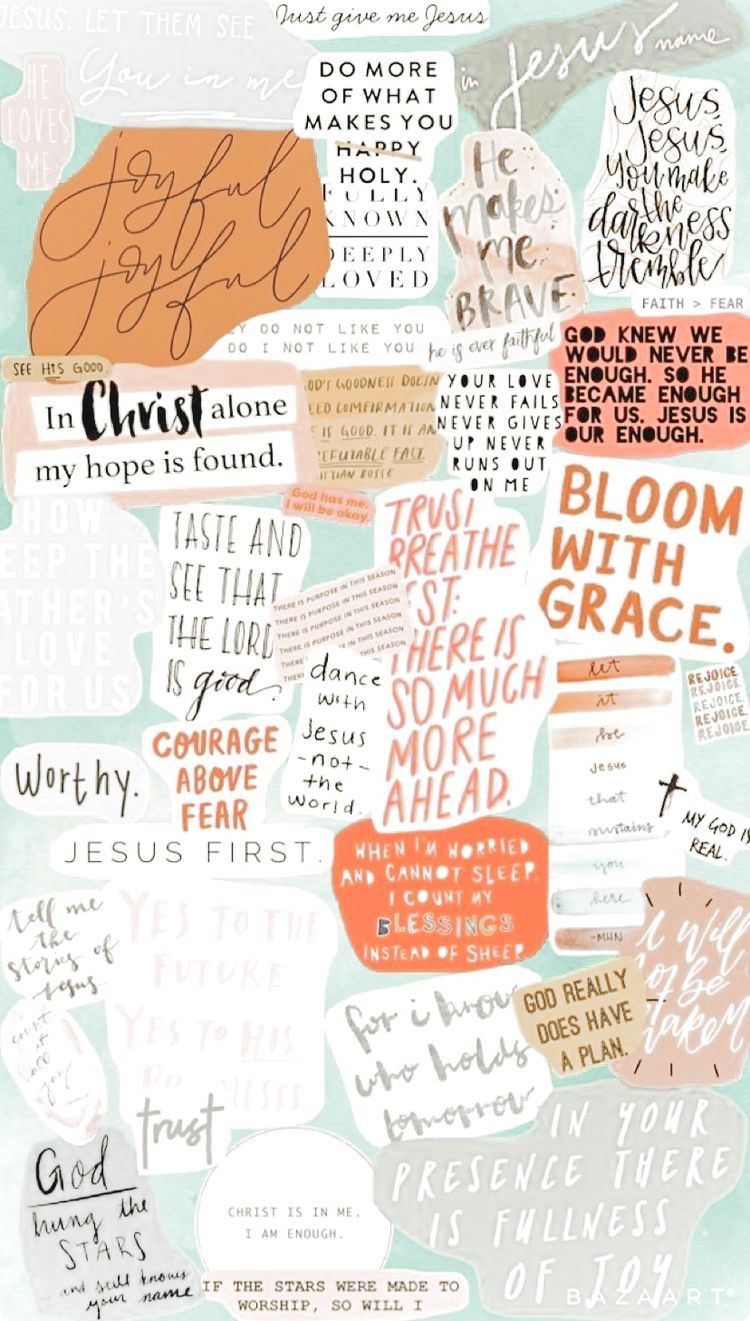 Aesthetic Jesus Collage Wallpapers