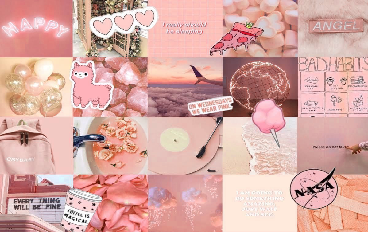 Aesthetic Laptop Collage Wallpapers