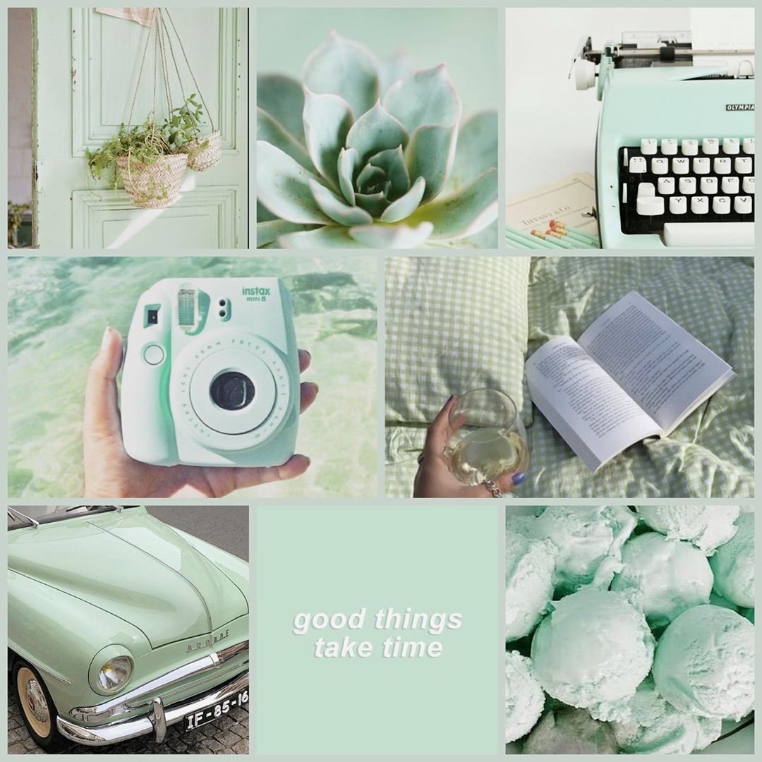 Aesthetic Light Green Wallpapers