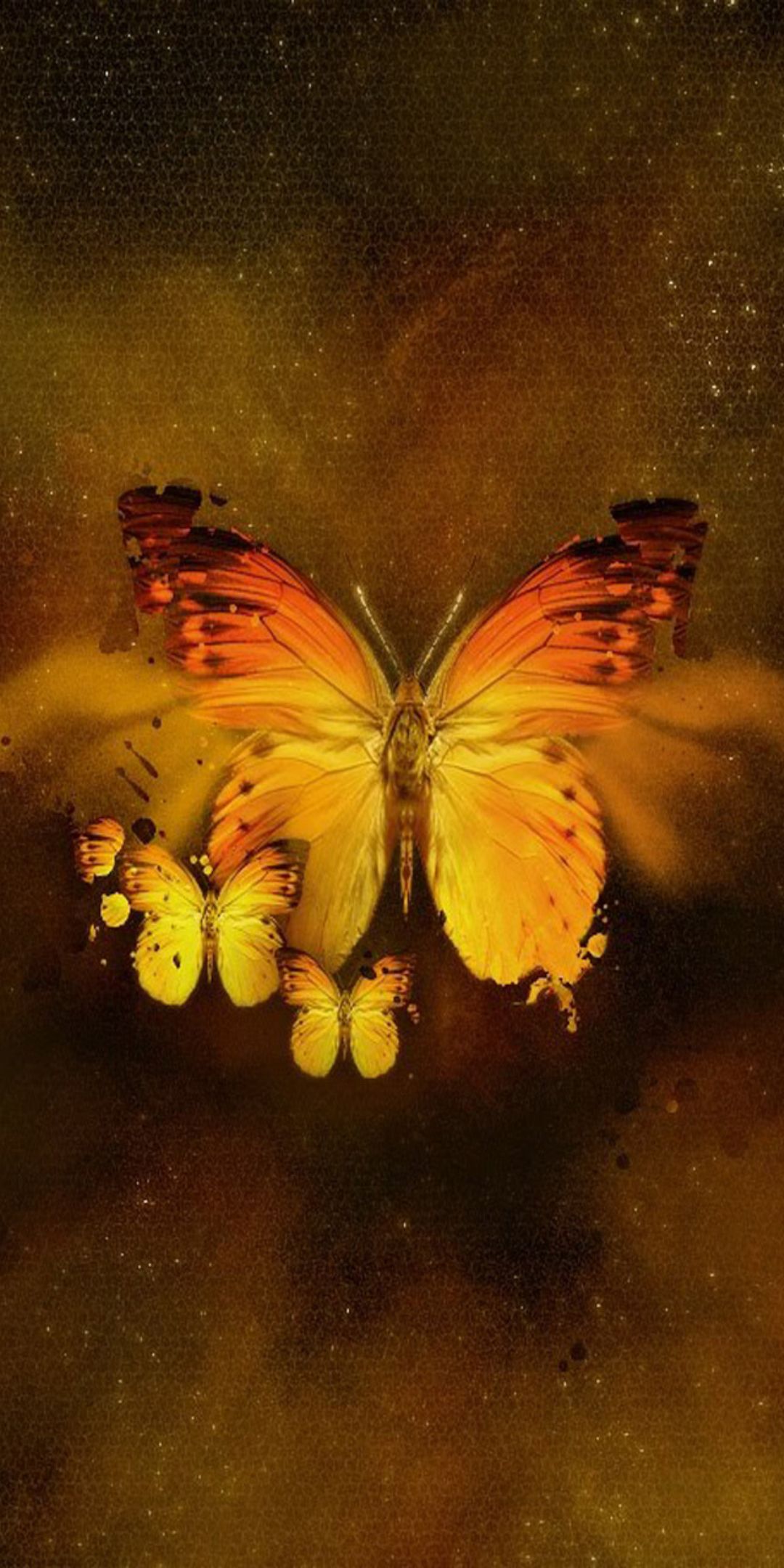 Aesthetic Orange Butterfly Wallpapers