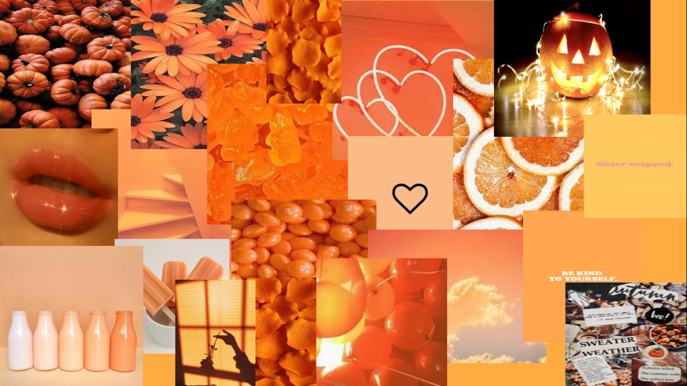 Aesthetic Pastel Orange Wallpapers