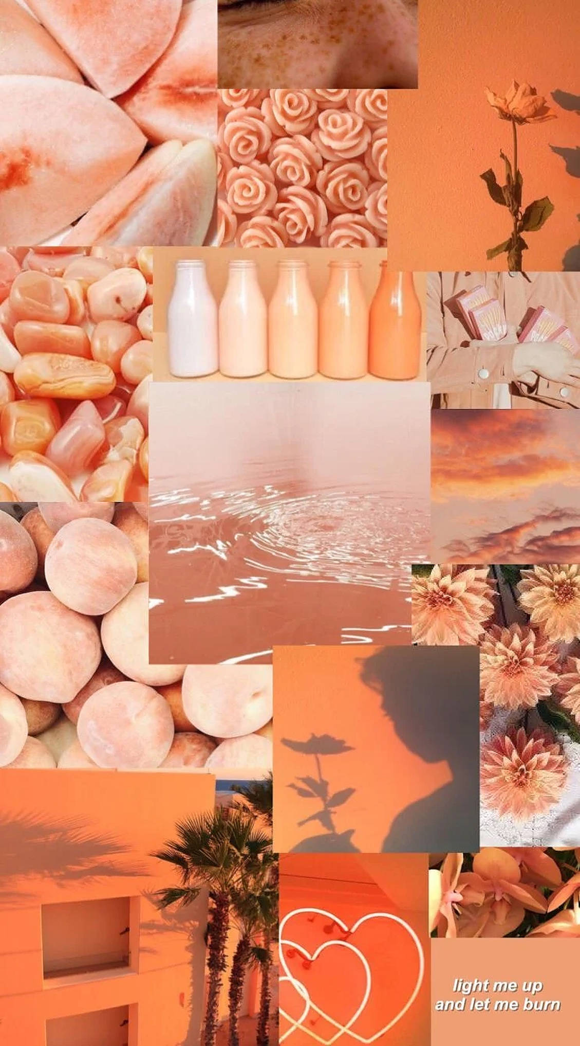 Aesthetic Pastel Orange Wallpapers