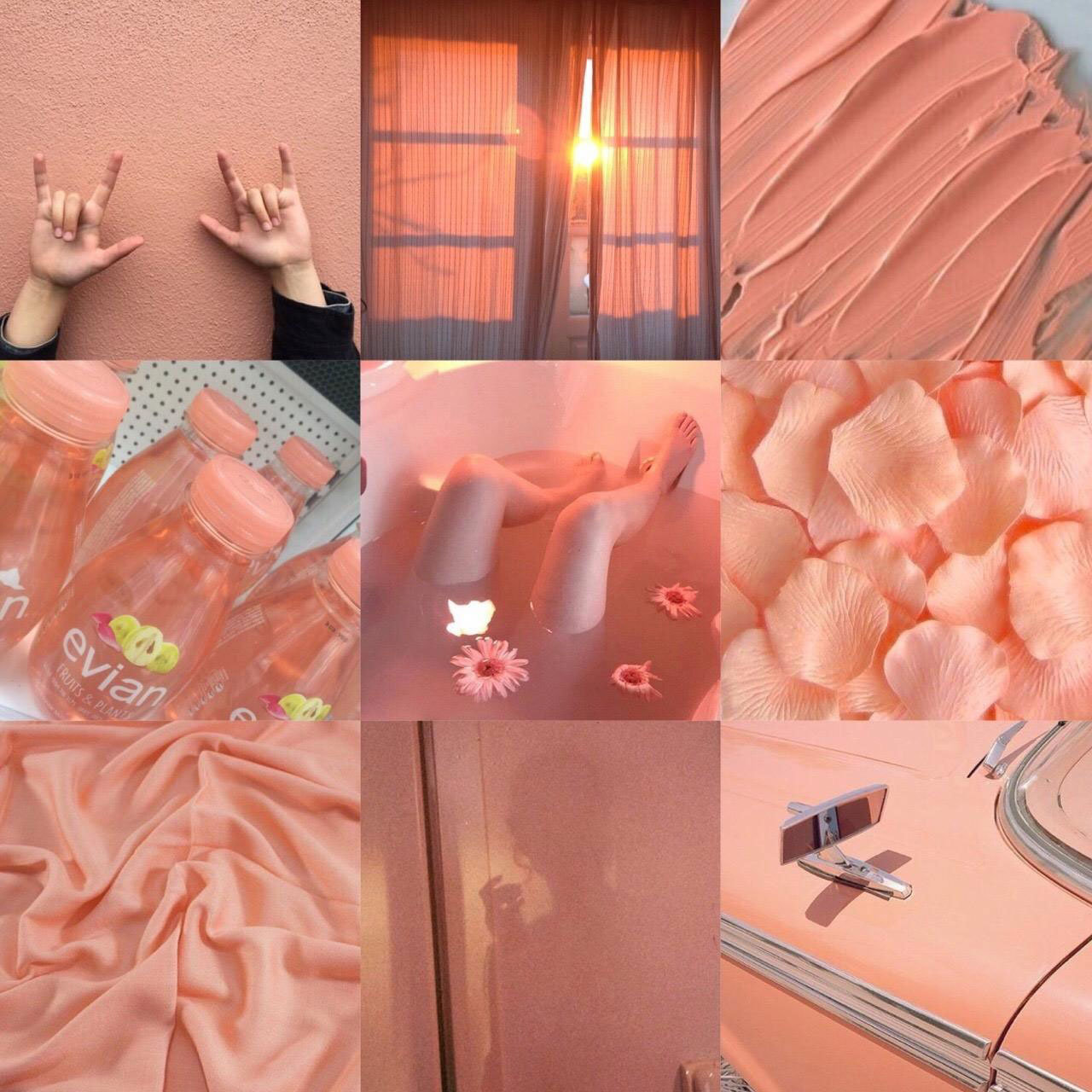 Aesthetic Peach Pink Wallpapers