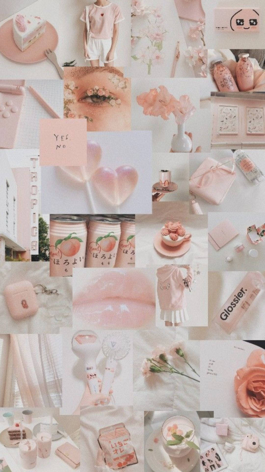 Aesthetic Pink Collage Wallpapers