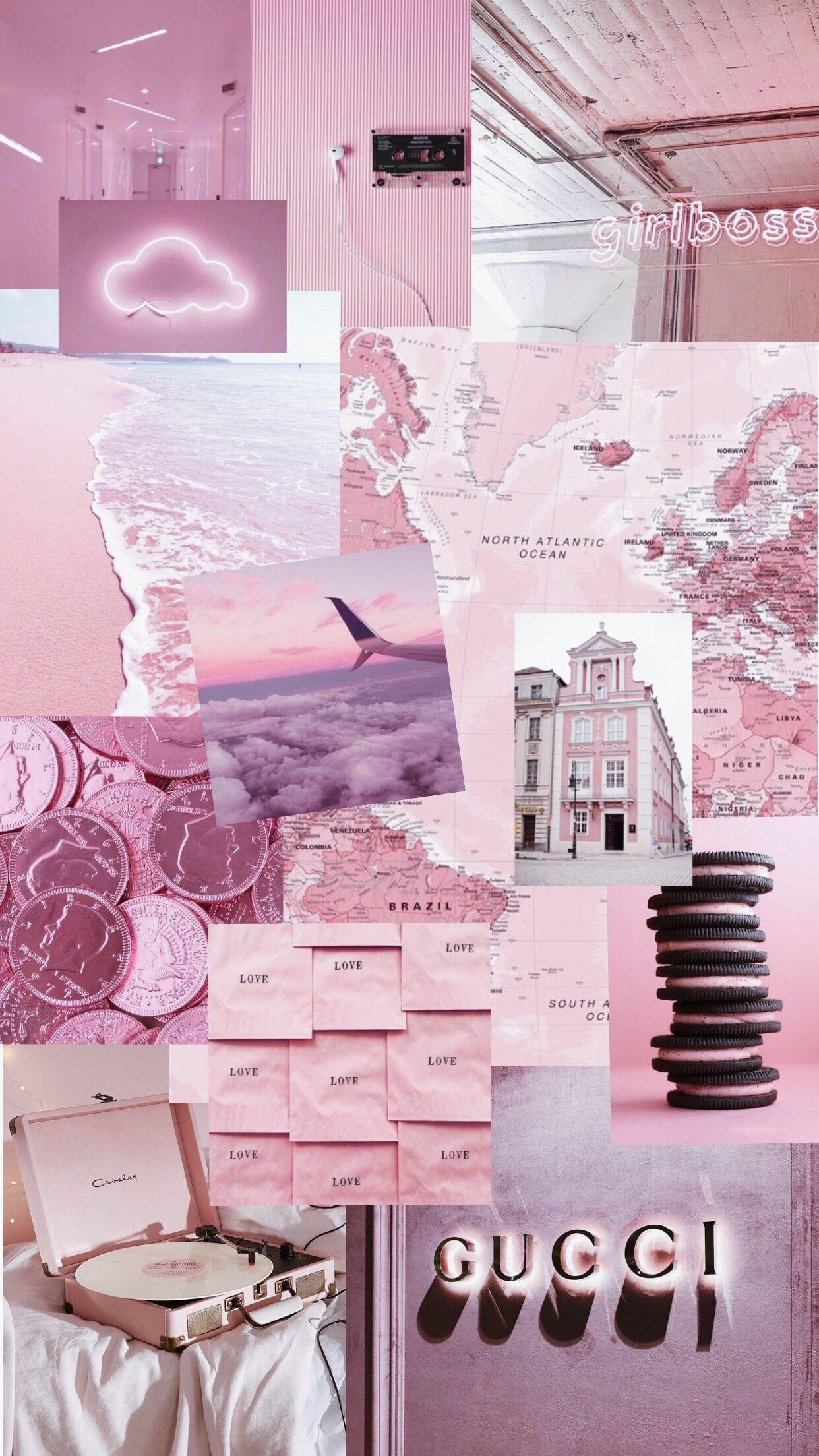 Aesthetic Pink Collage Pc Wallpapers