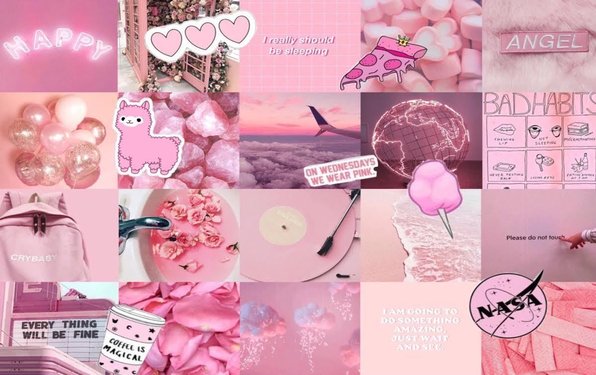 Aesthetic Pink Desktop Wallpapers