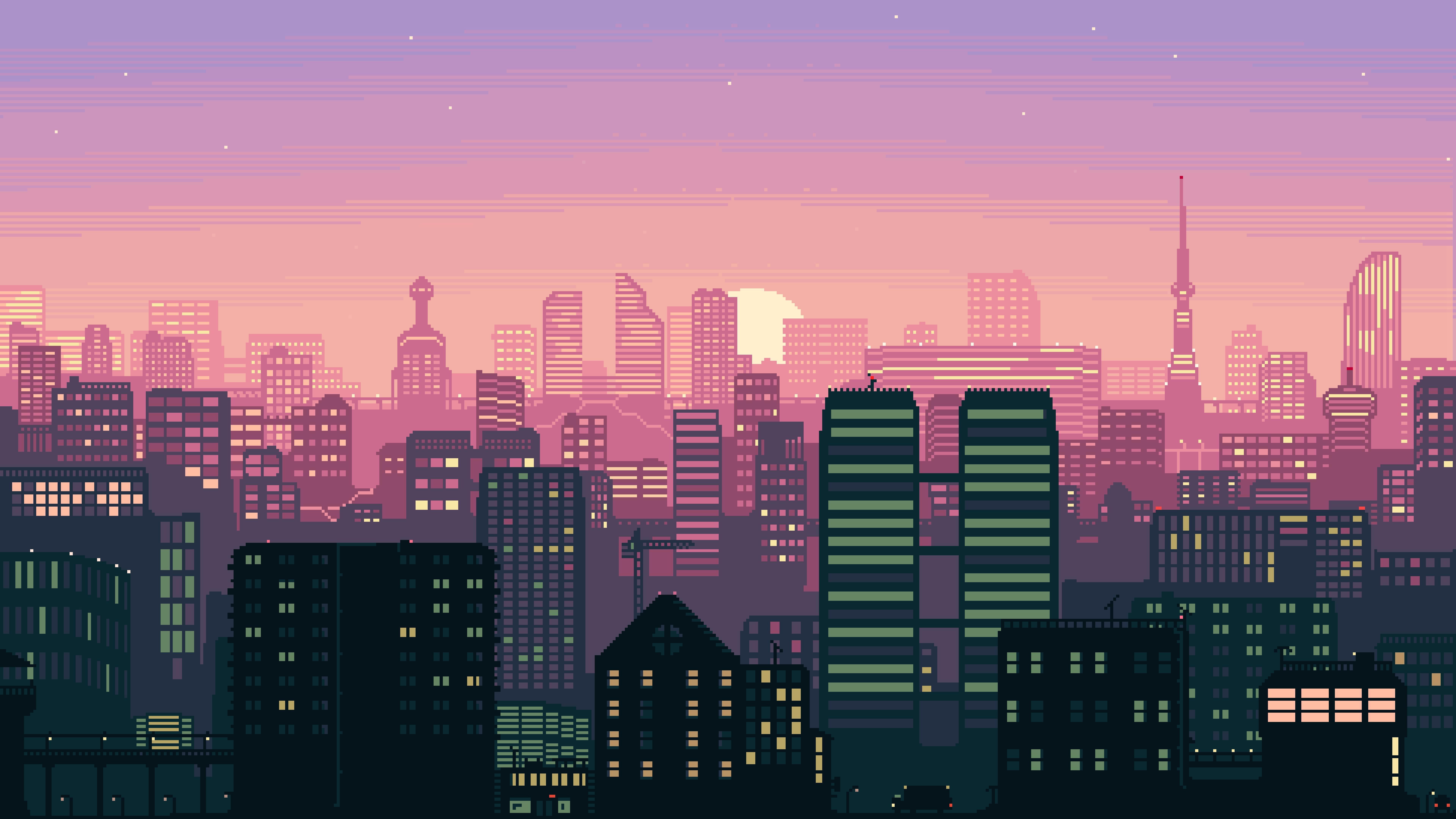 Aesthetic Pixel Art Computer Wallpapers