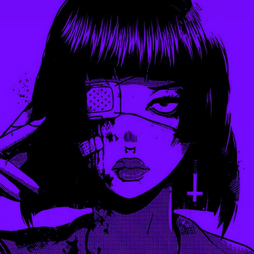 Aesthetic Purple Anime Wallpapers