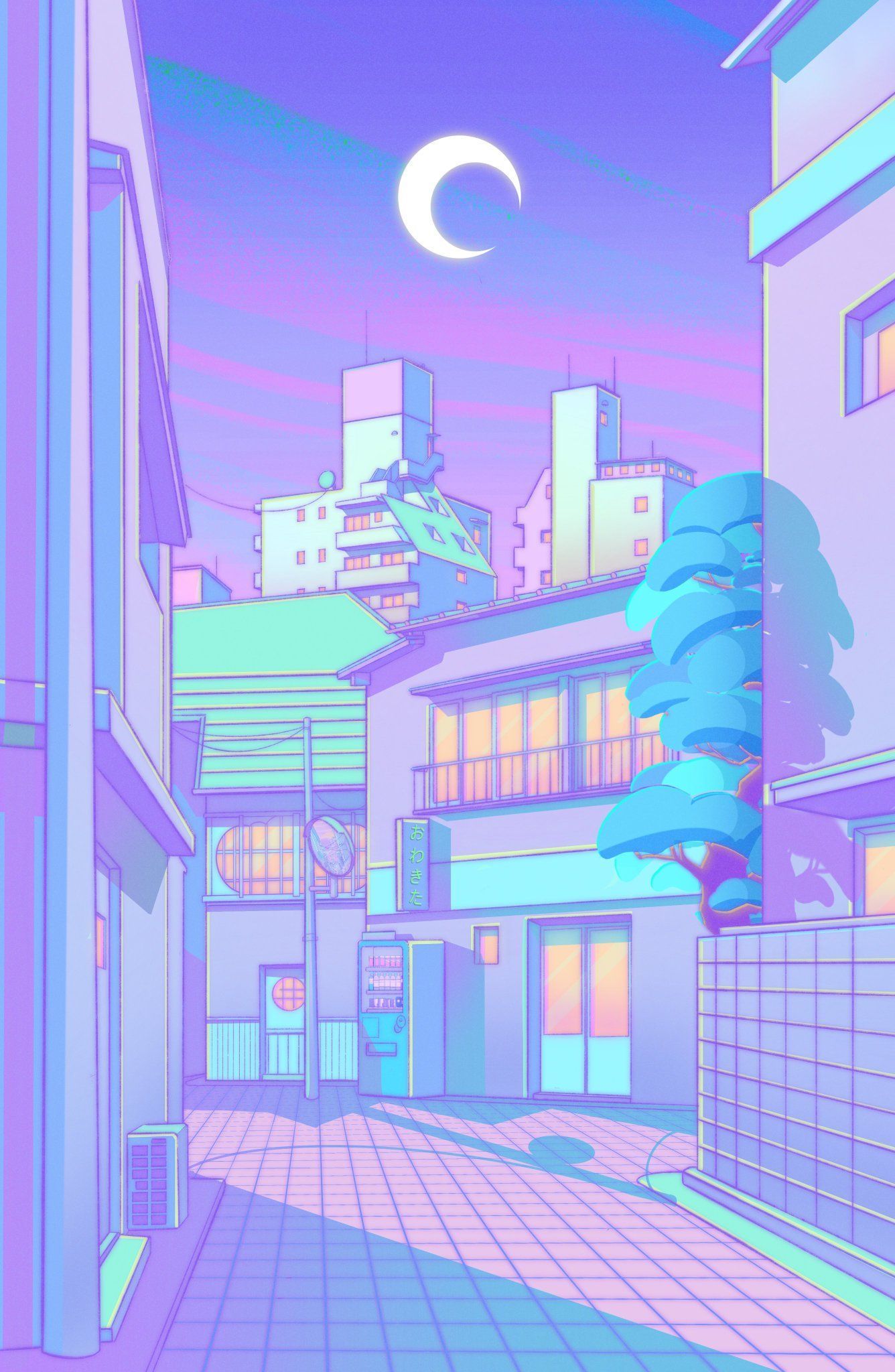 Aesthetic Purple Anime Wallpapers