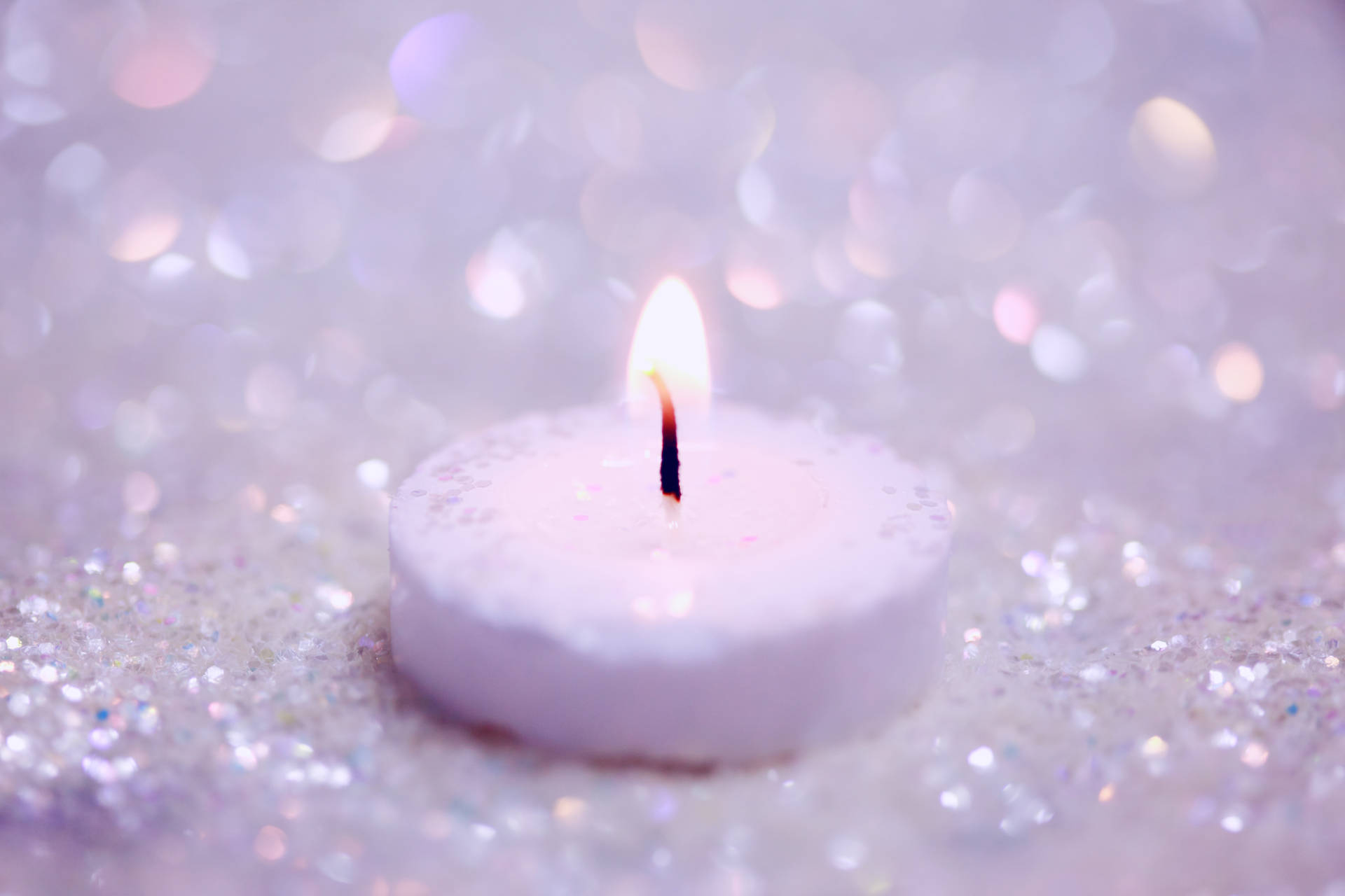 Aesthetic Purple Candles Wallpapers