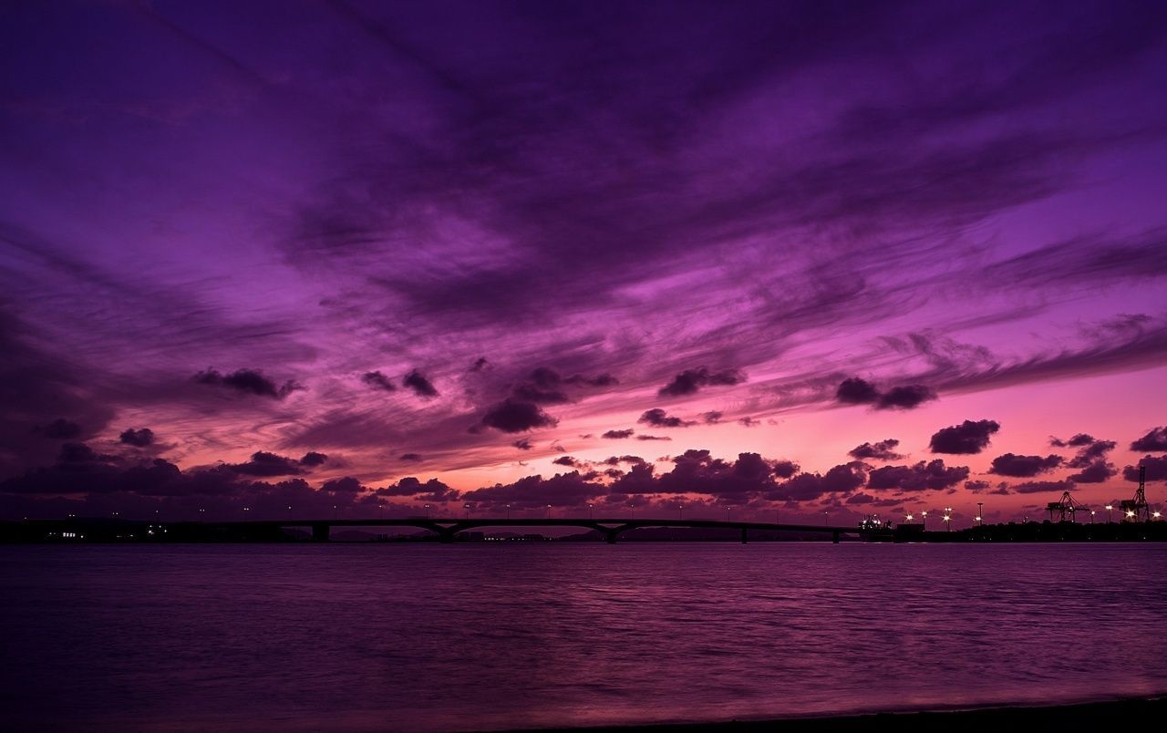 Aesthetic Purple Clouds Wallpapers