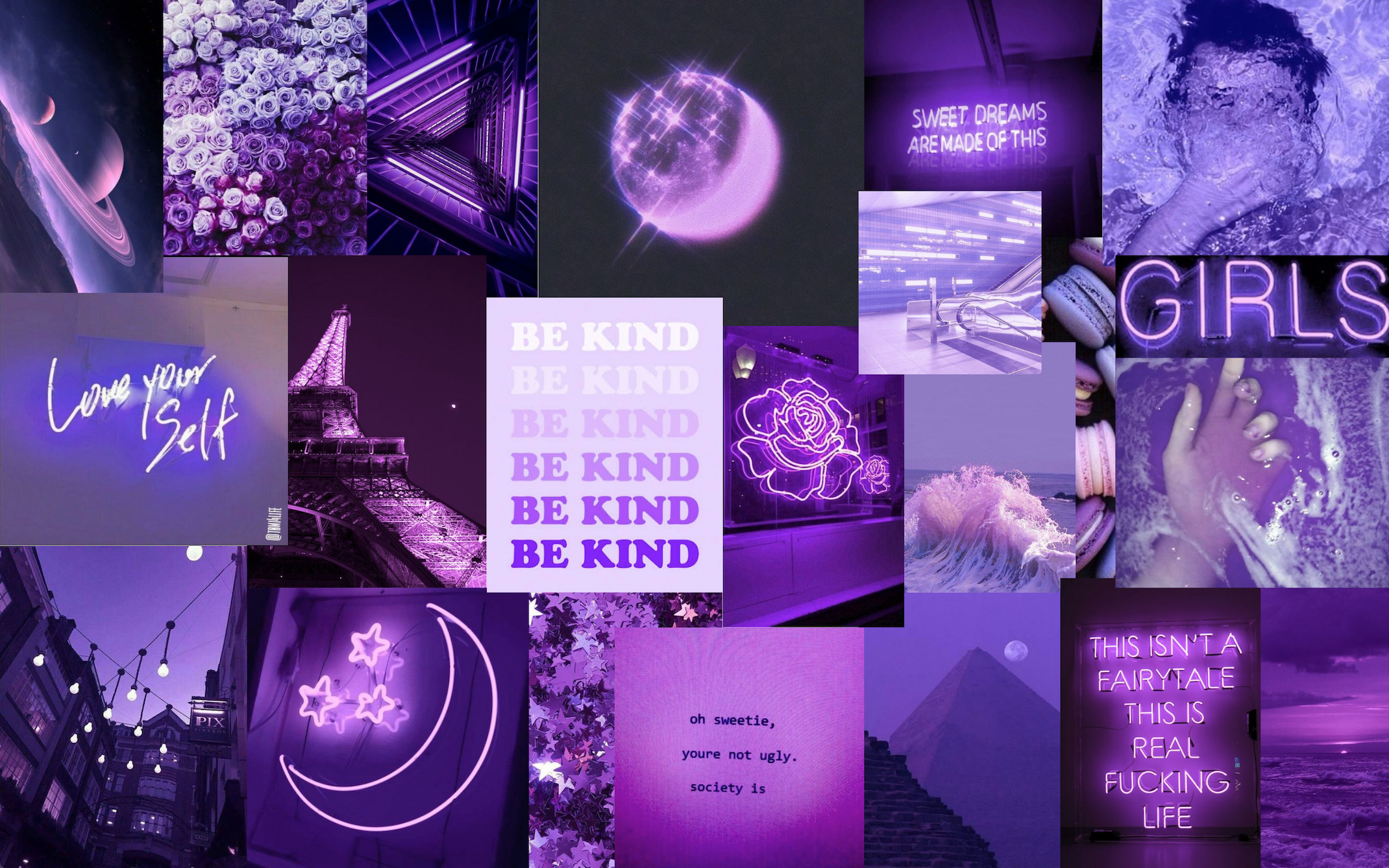 Aesthetic Purple Laptop Wallpapers