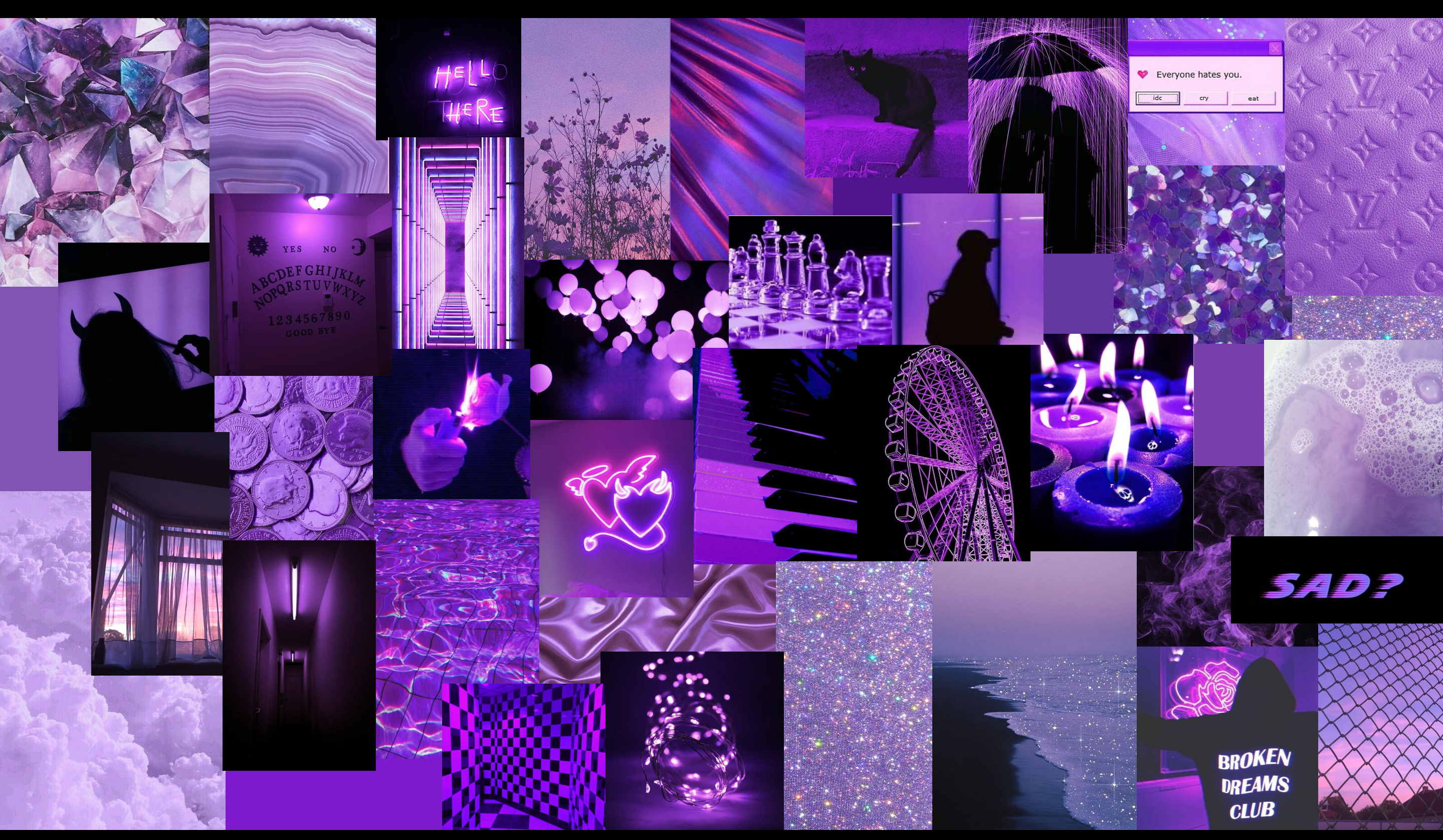 Aesthetic Purple Laptop Wallpapers