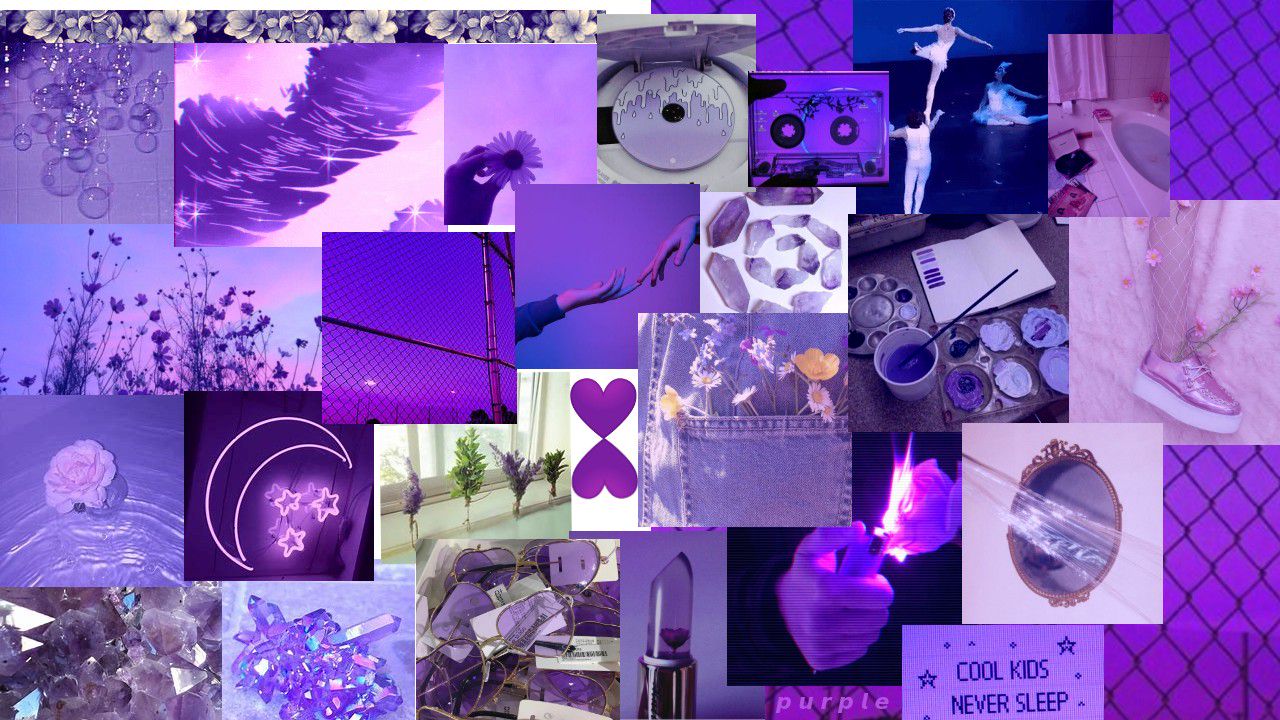 Aesthetic Purple Laptop Wallpapers