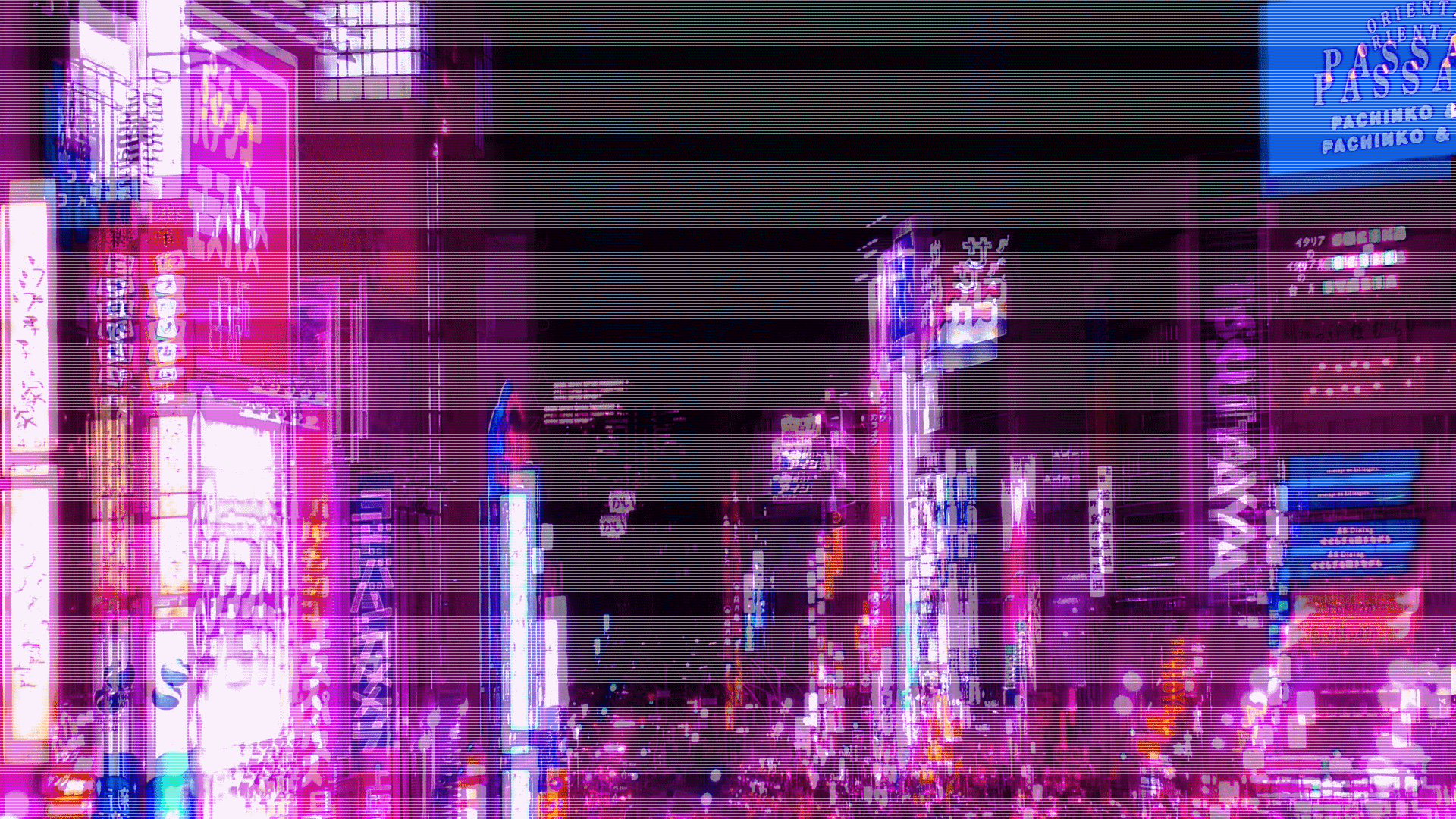 Aesthetic Purple Neon Computer Wallpapers