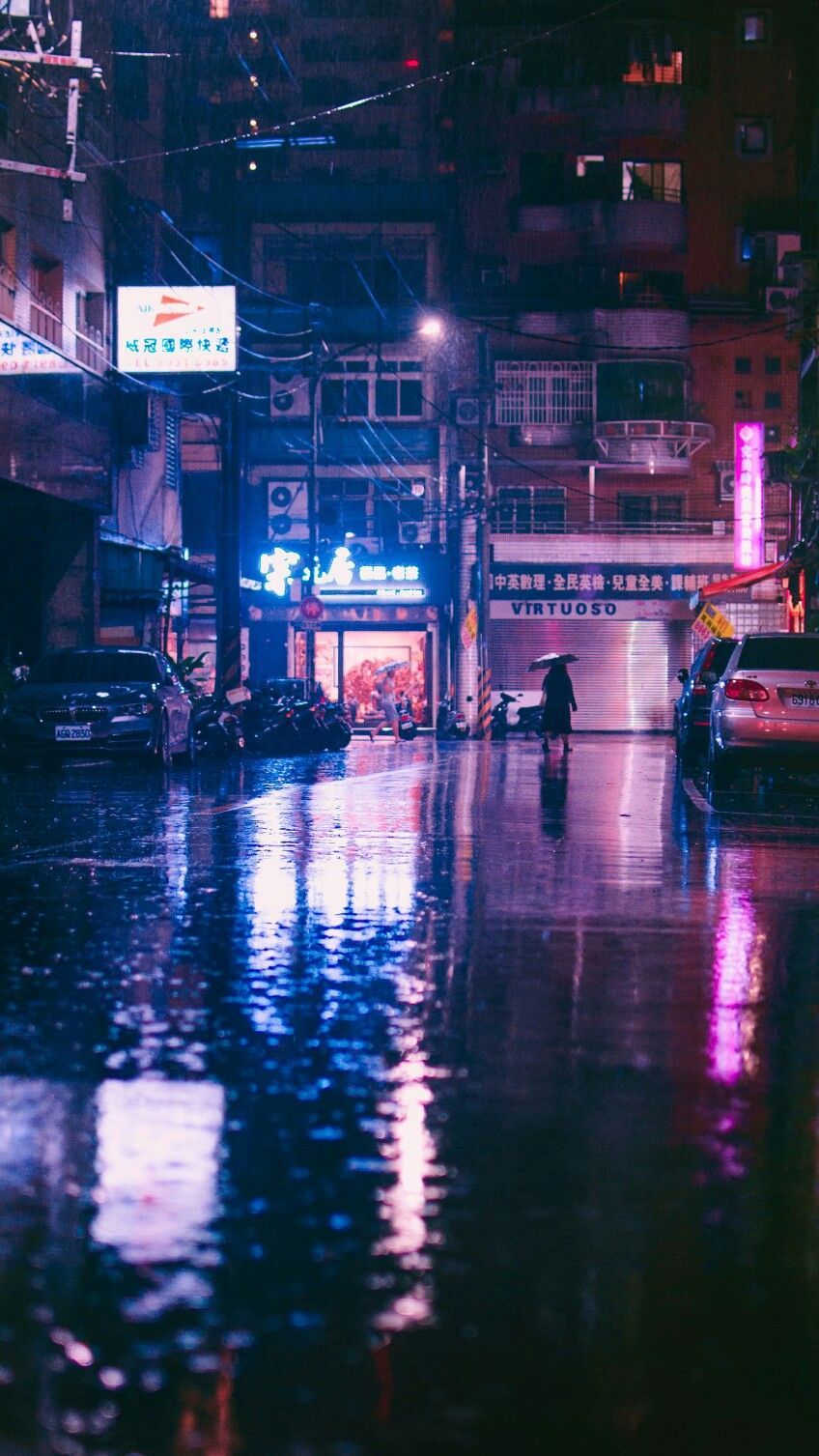 Aesthetic Rain Night Wallpapers