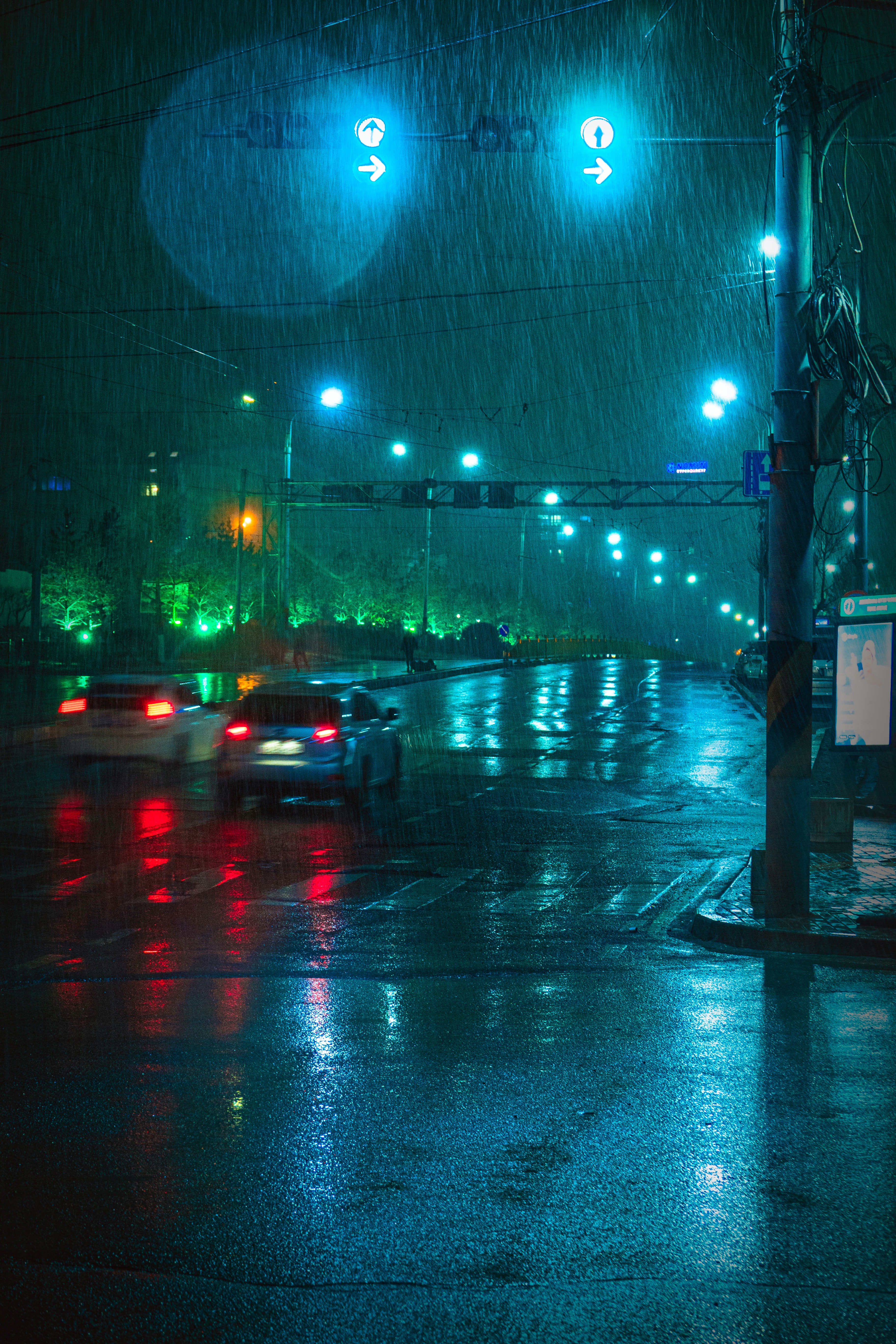 Aesthetic Rain Night Wallpapers