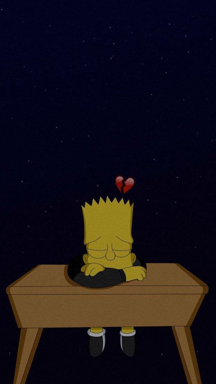 Aesthetic Sad Depression Cartoon Character Wallpapers