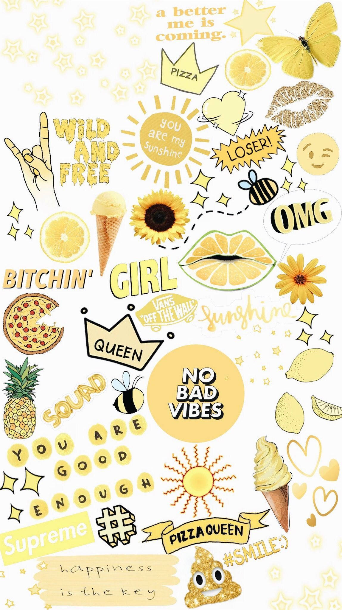 Aesthetic Stickers Wallpapers