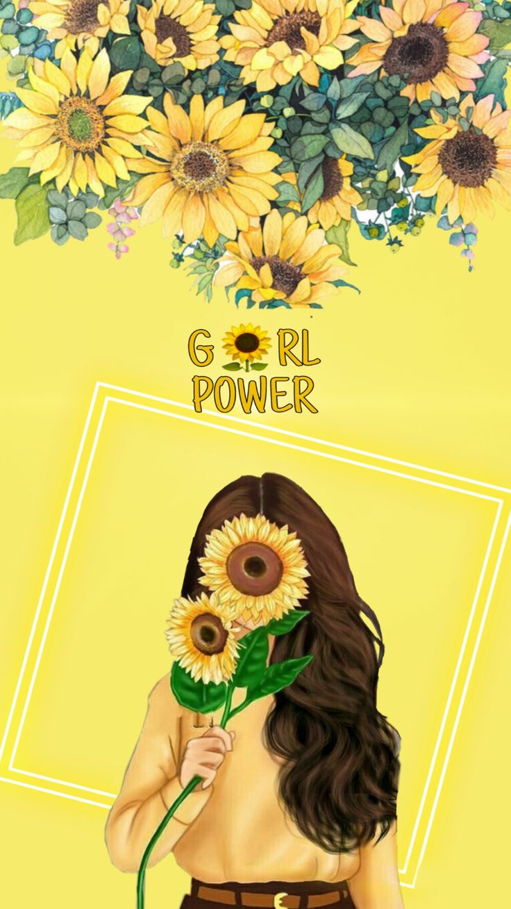 Aesthetic Sunflower Drawing Wallpapers