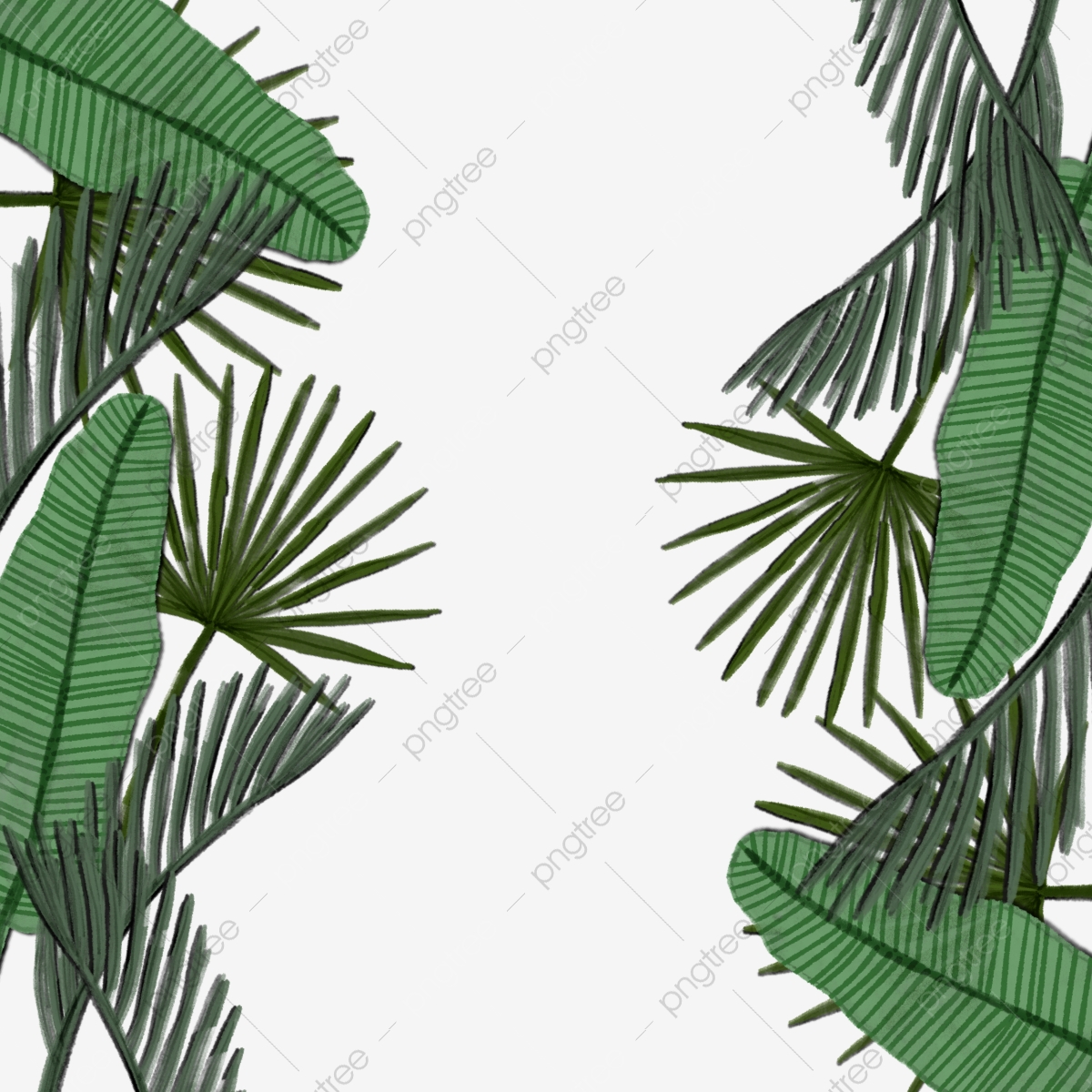 Aesthetic Tropical Leaves Wallpapers