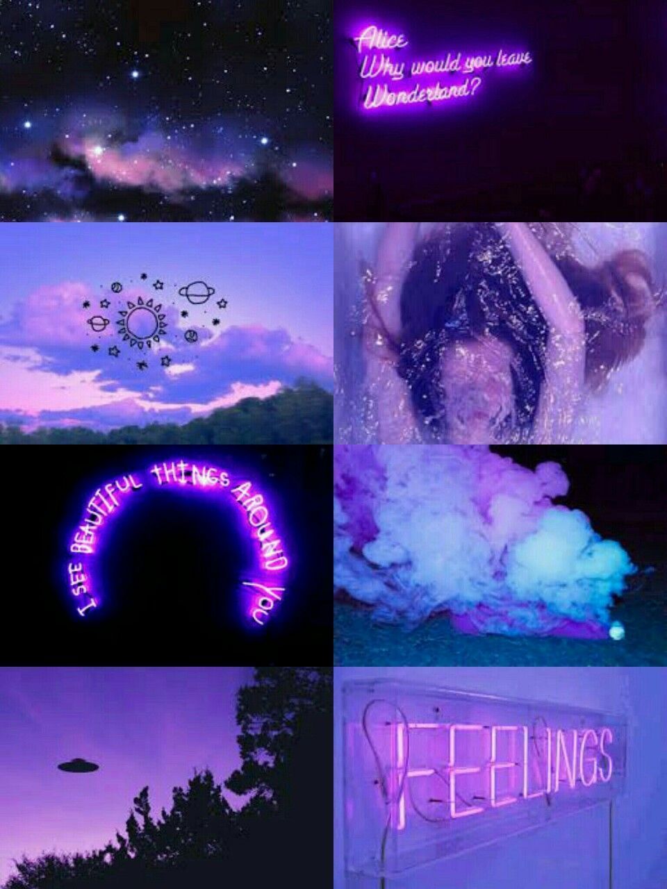 Aesthetic Tumblr Purple Wallpapers