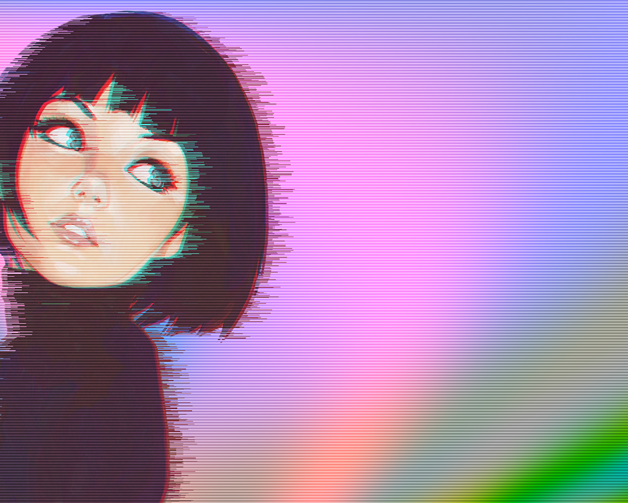 Aesthetic Vaporwave Girl Wallpapers