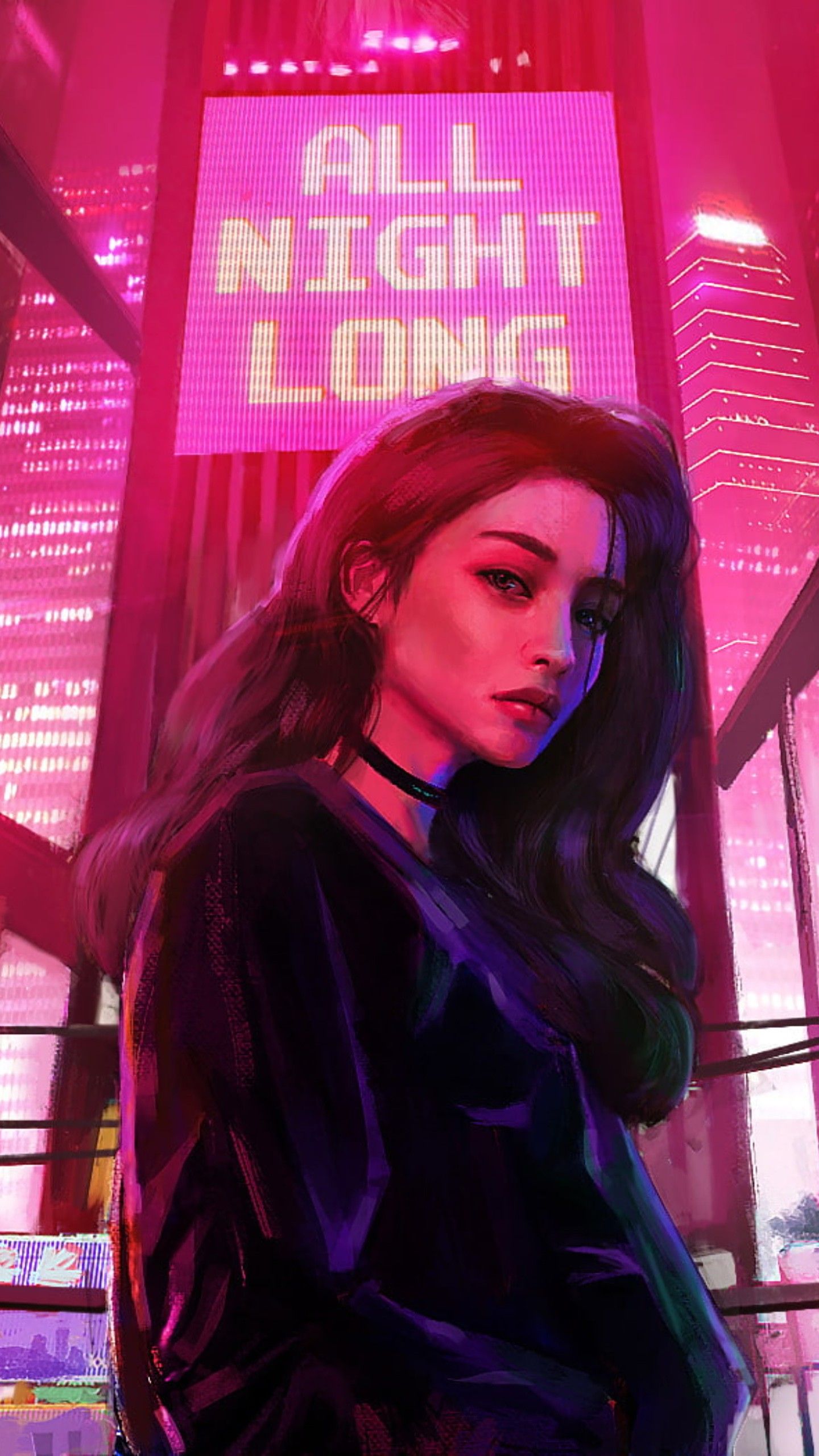 Aesthetic Vaporwave Girl Wallpapers