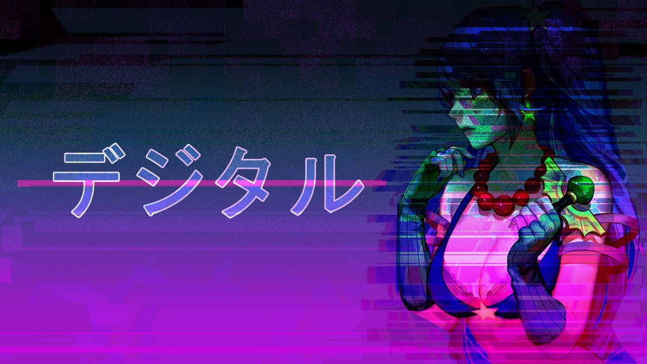 Aesthetic Vaporwave Girl Wallpapers