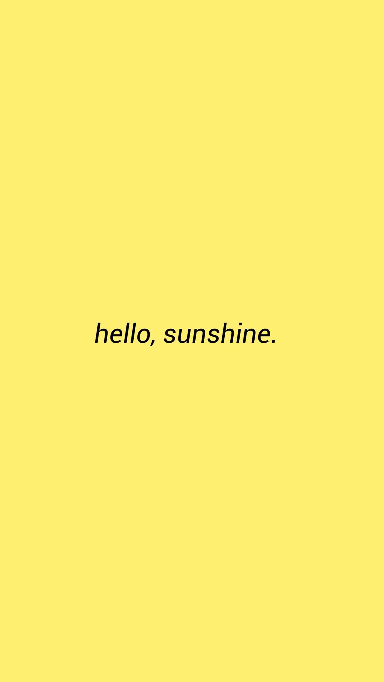 Aesthetic Yellow Text Wallpapers