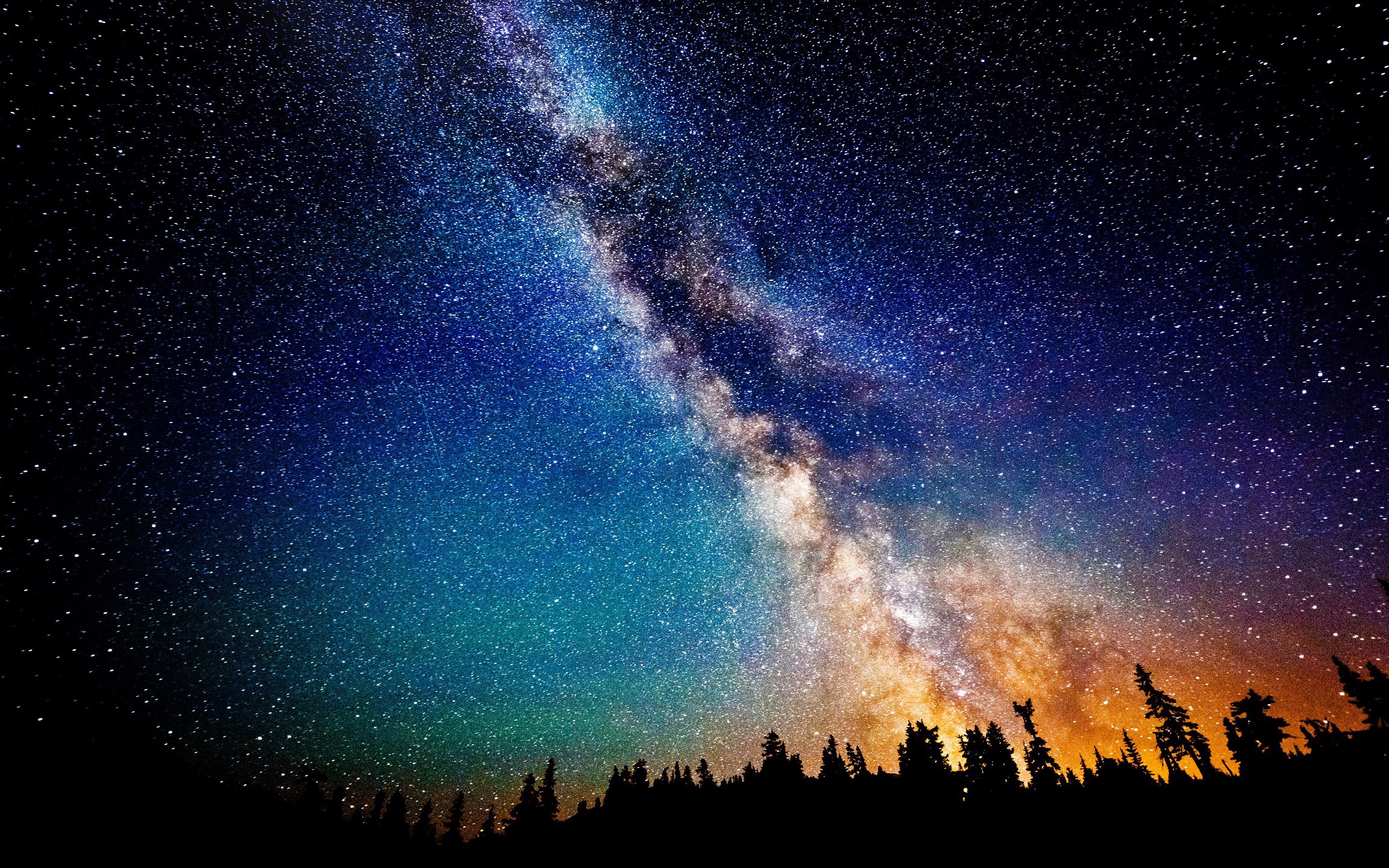 4K Starry Sky Stars Milky Way Galaxy Wallpapers