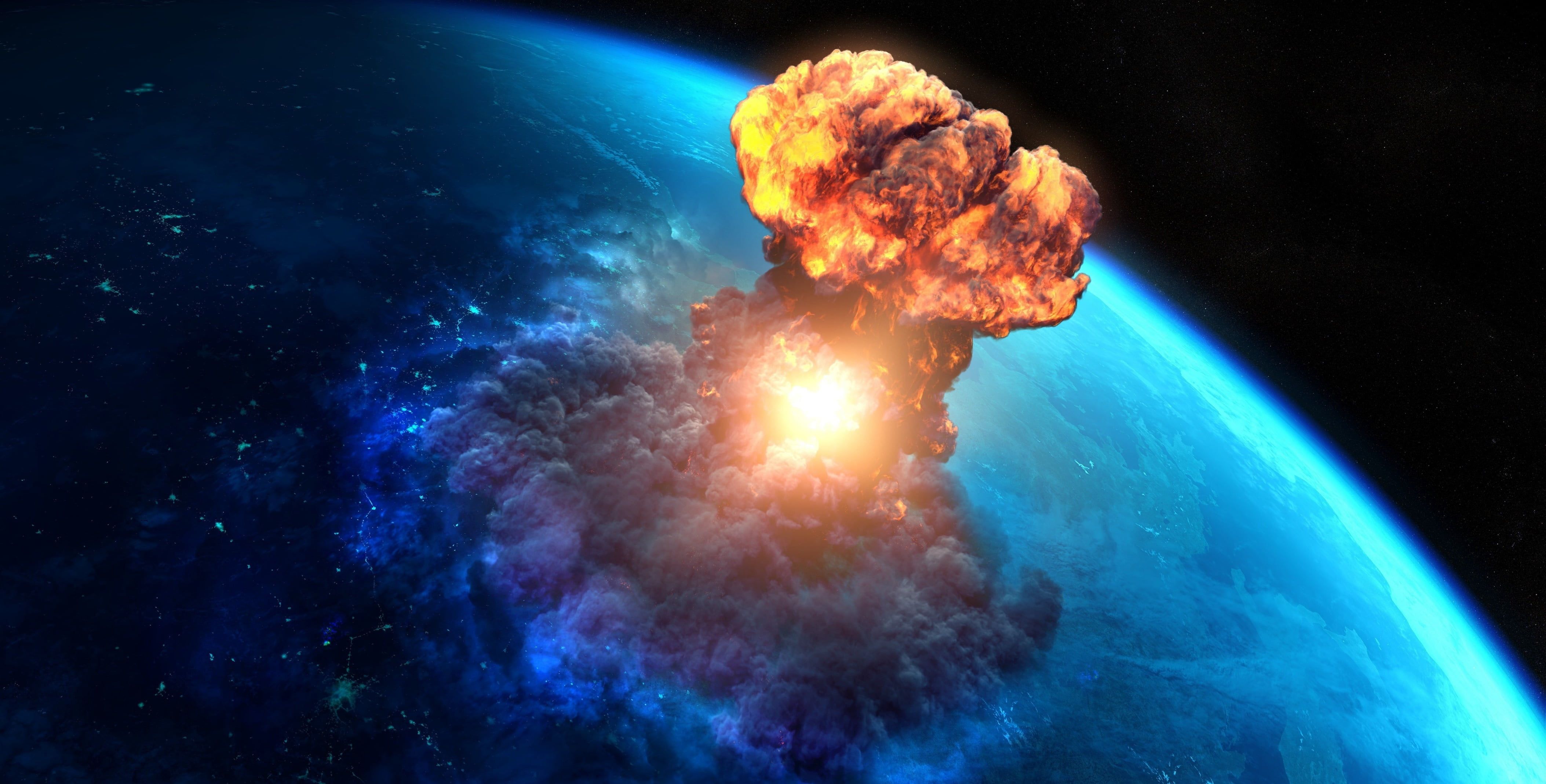 Asteroid Planet Explosion Wallpapers