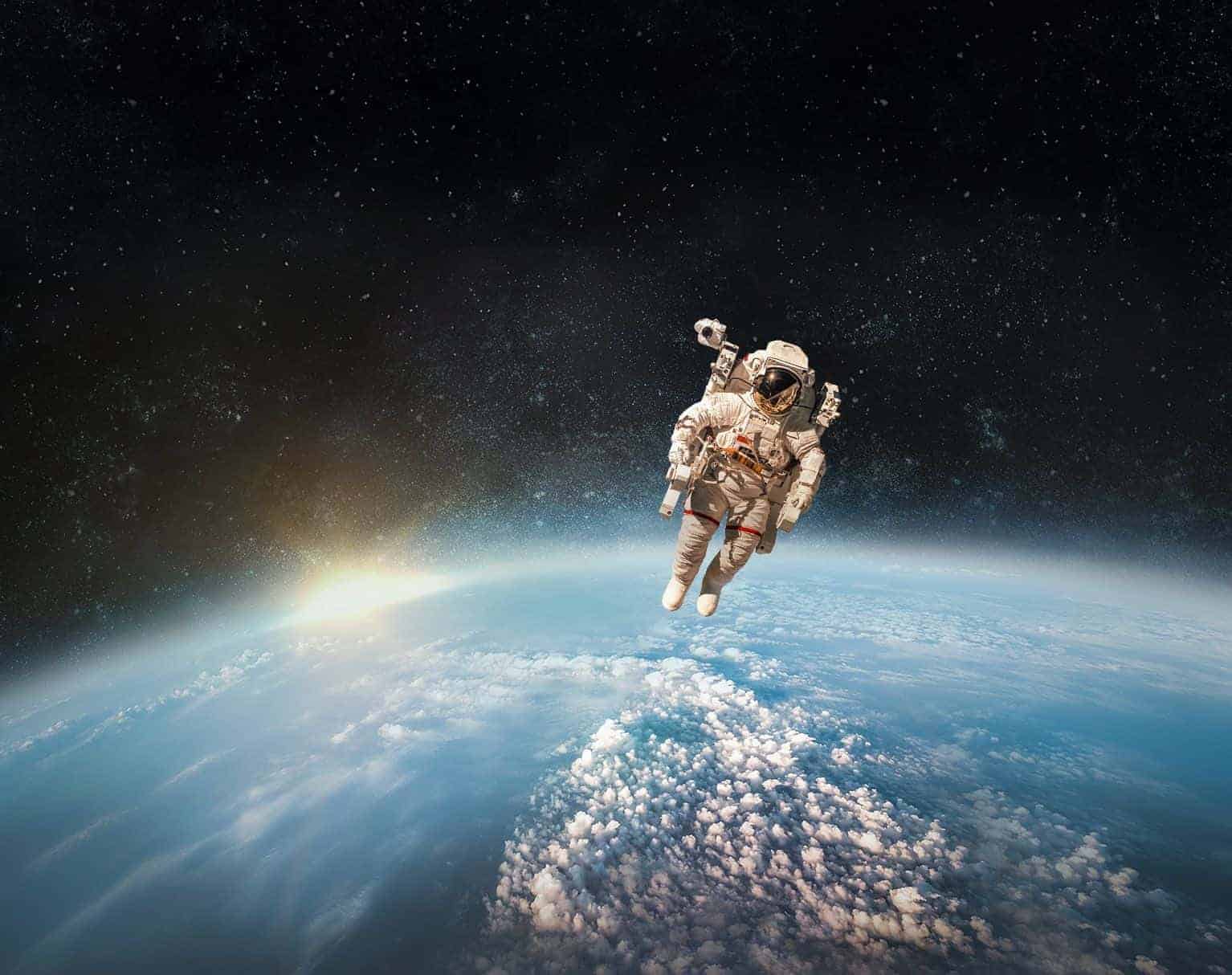 Astronaut In Galaxy Wallpapers