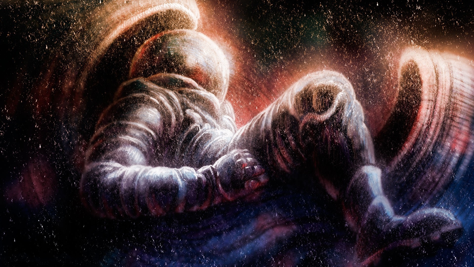 Astronaut In Galaxy Wallpapers