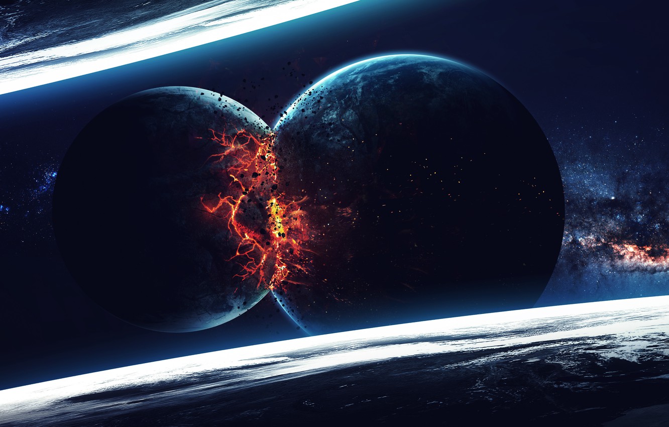 Collision Of Planets Wallpapers