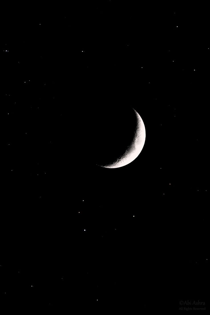 Crescent Moon Milkey Way Wallpapers