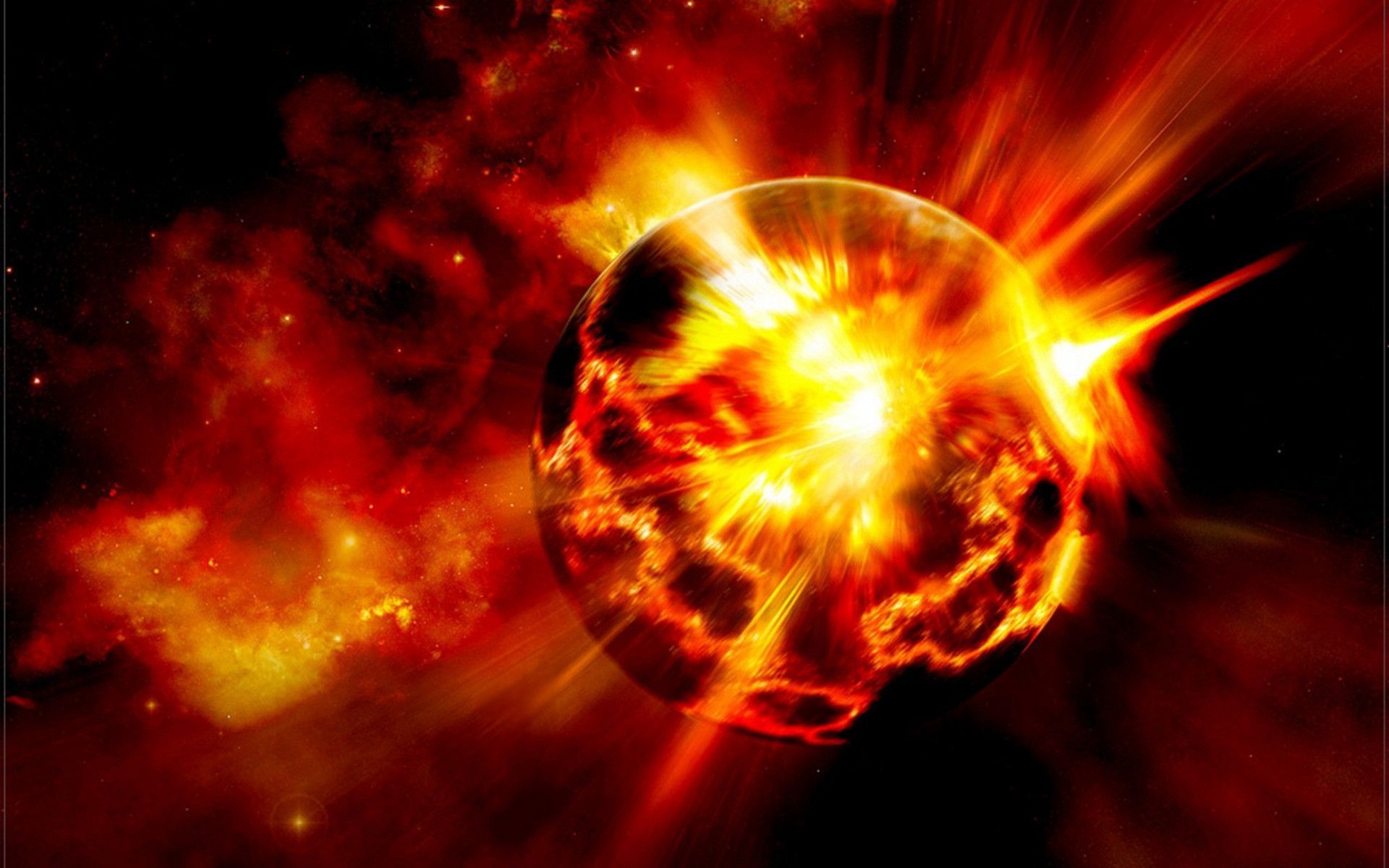 Explosion Solar Flare Wallpapers