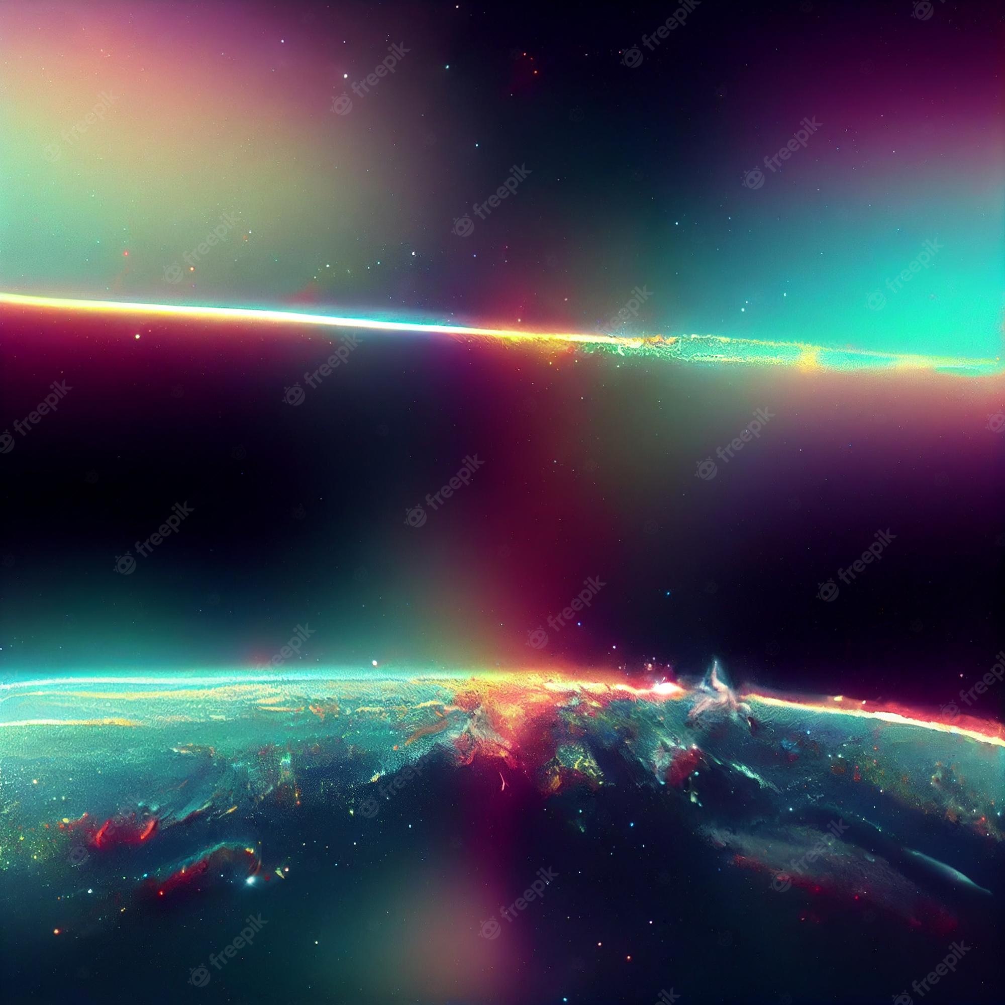 Gradient Sci Fi Planet Wallpapers