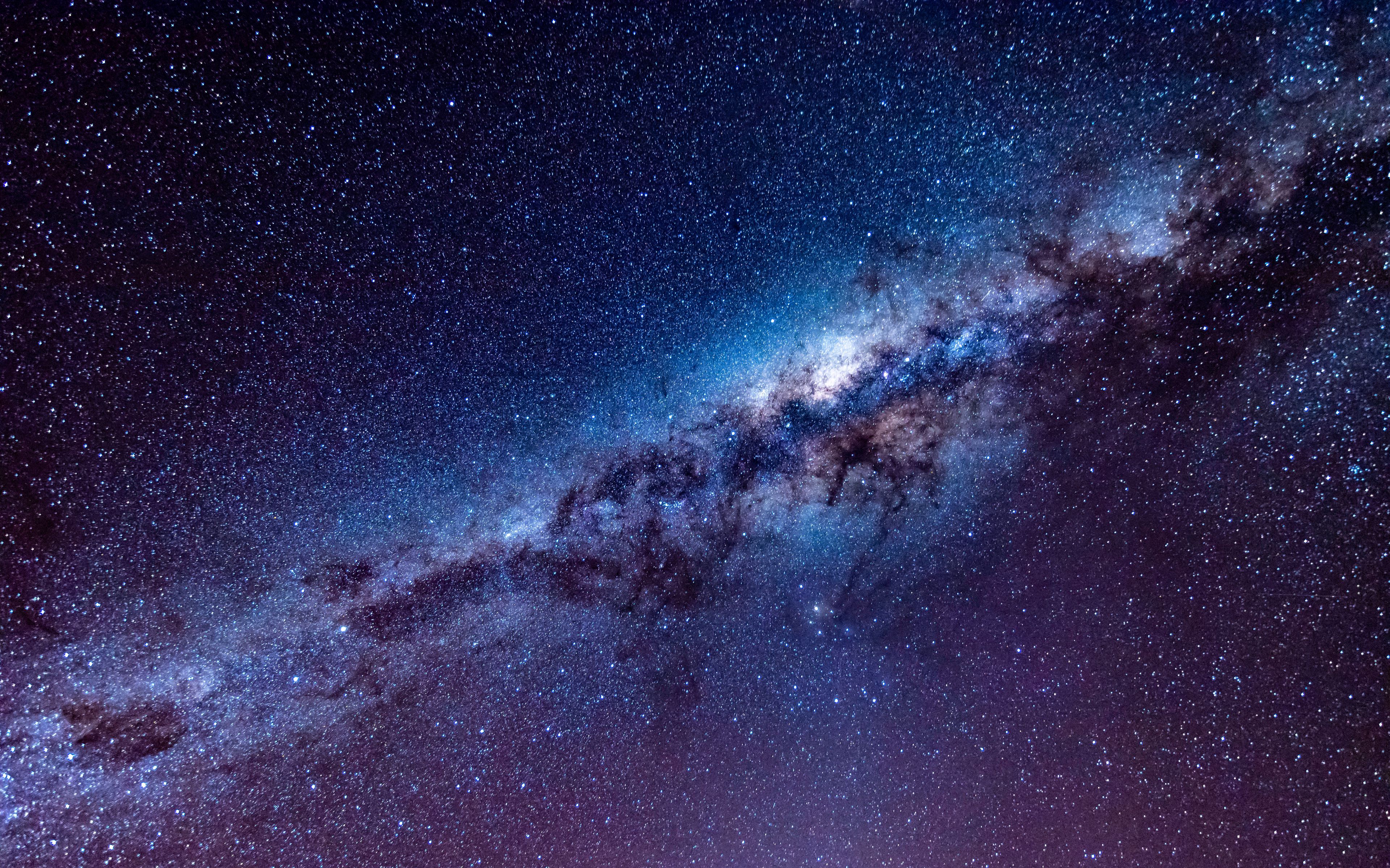 Milky Way Space 4K Dark Digital Wallpapers