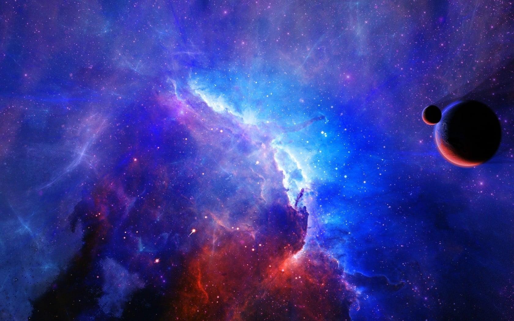 Nebula Indigo Wallpapers